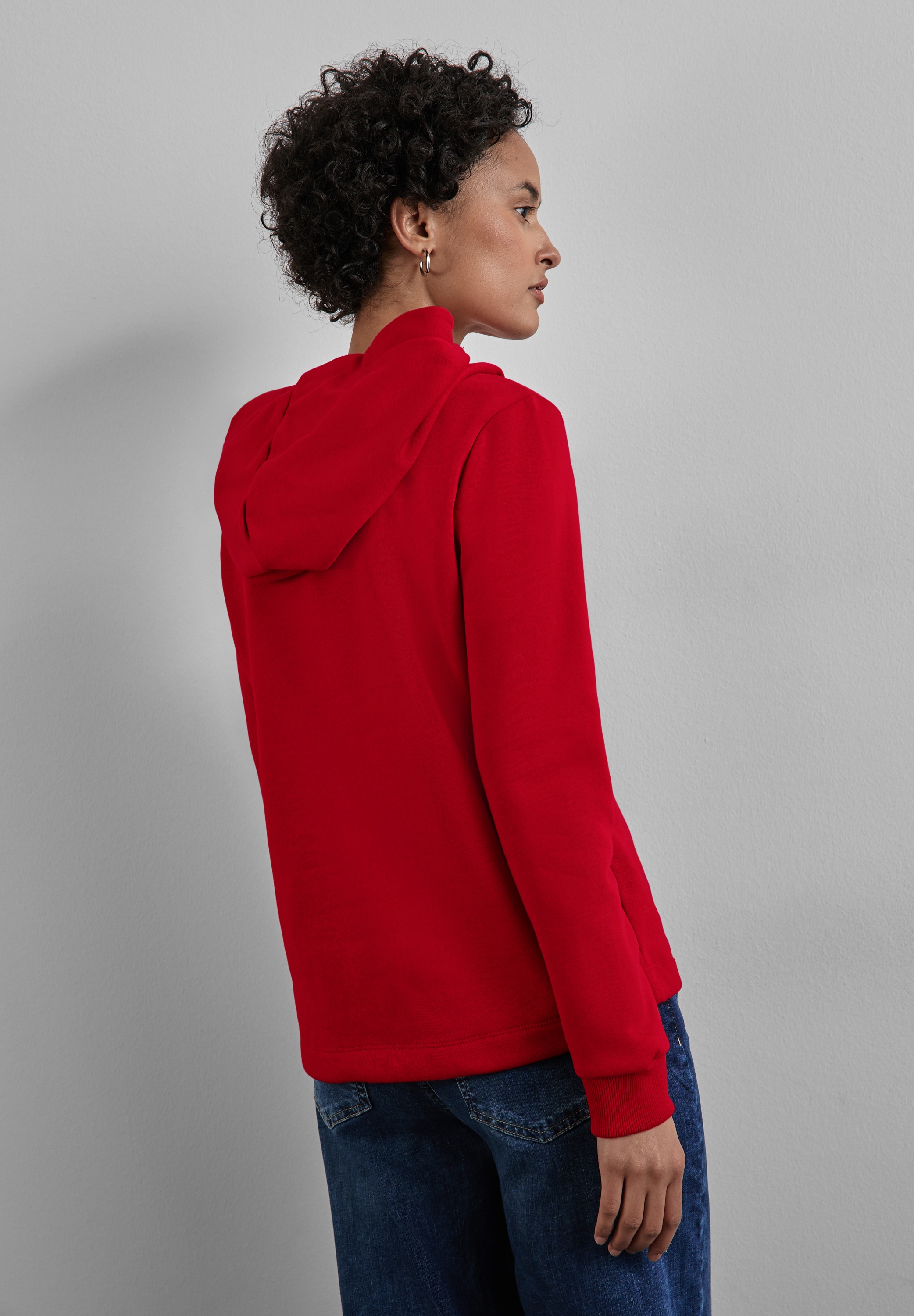 STREET ONE Hoodie, mit Tunnelzug am Saum