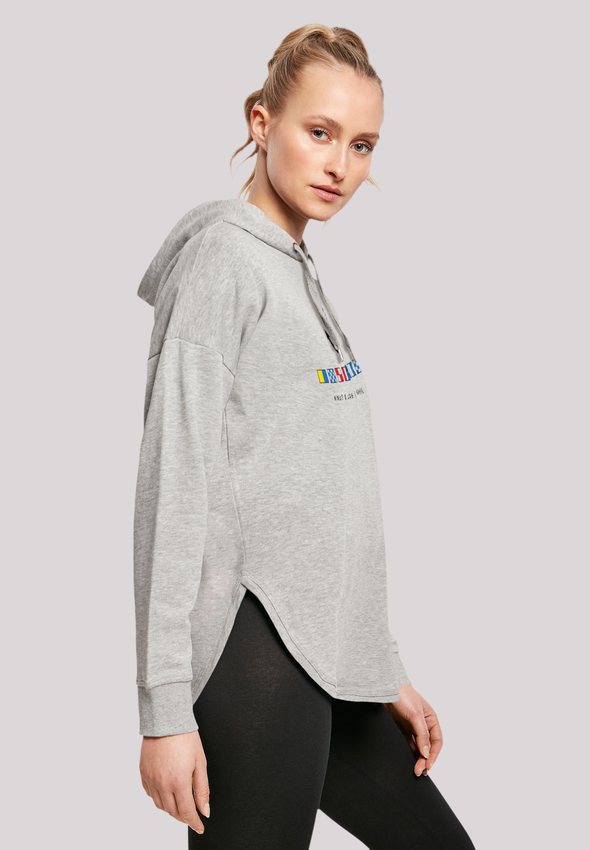 F4NT4STIC Kapuzenpullover »Seglerfahnen Knut & Jan Hamburg«, Print