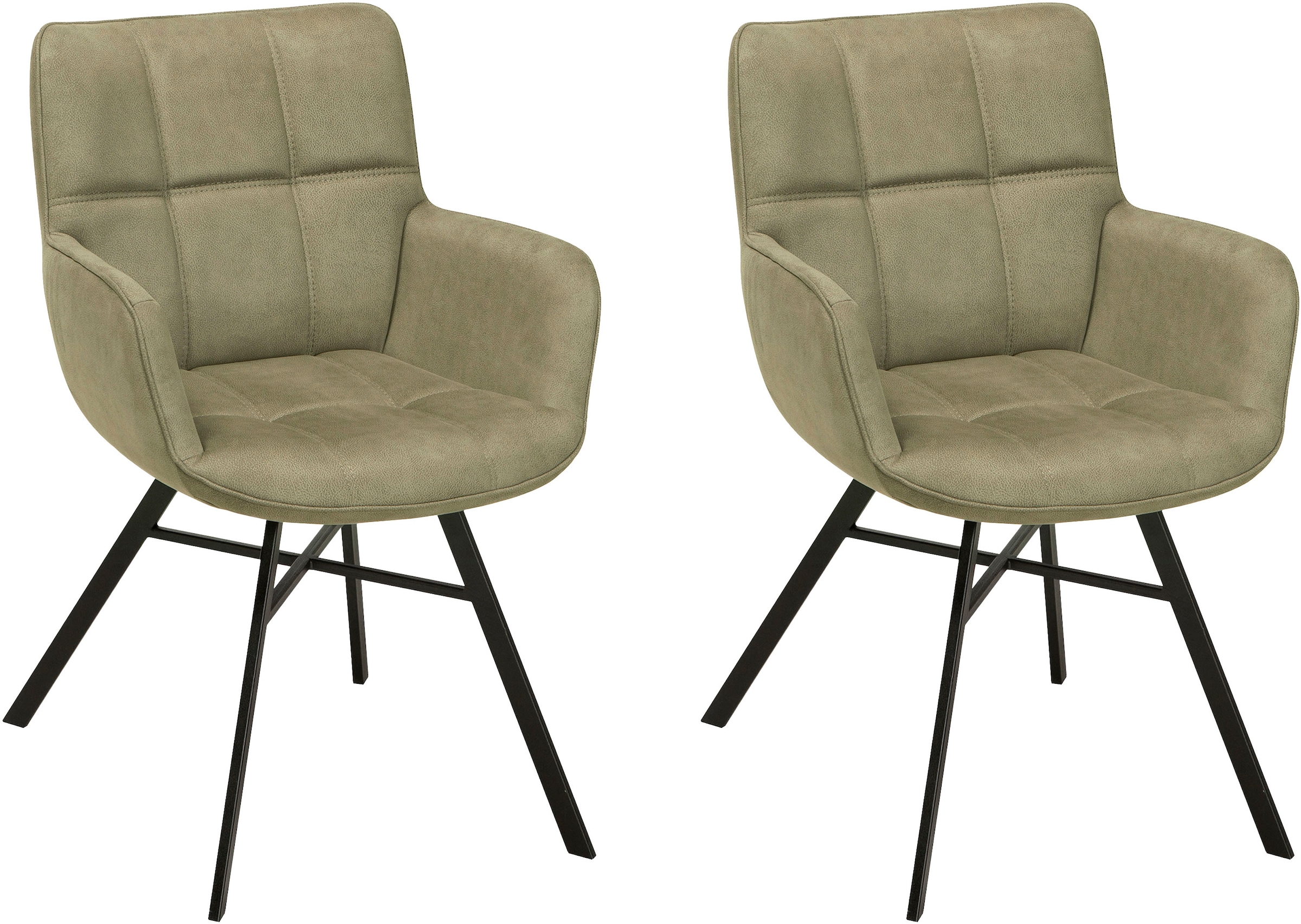 OMG Design Armlehnstuhl "Marcon" (Set) 2 Stk.Esszimmerstuhl, pflegeleichter günstig online kaufen