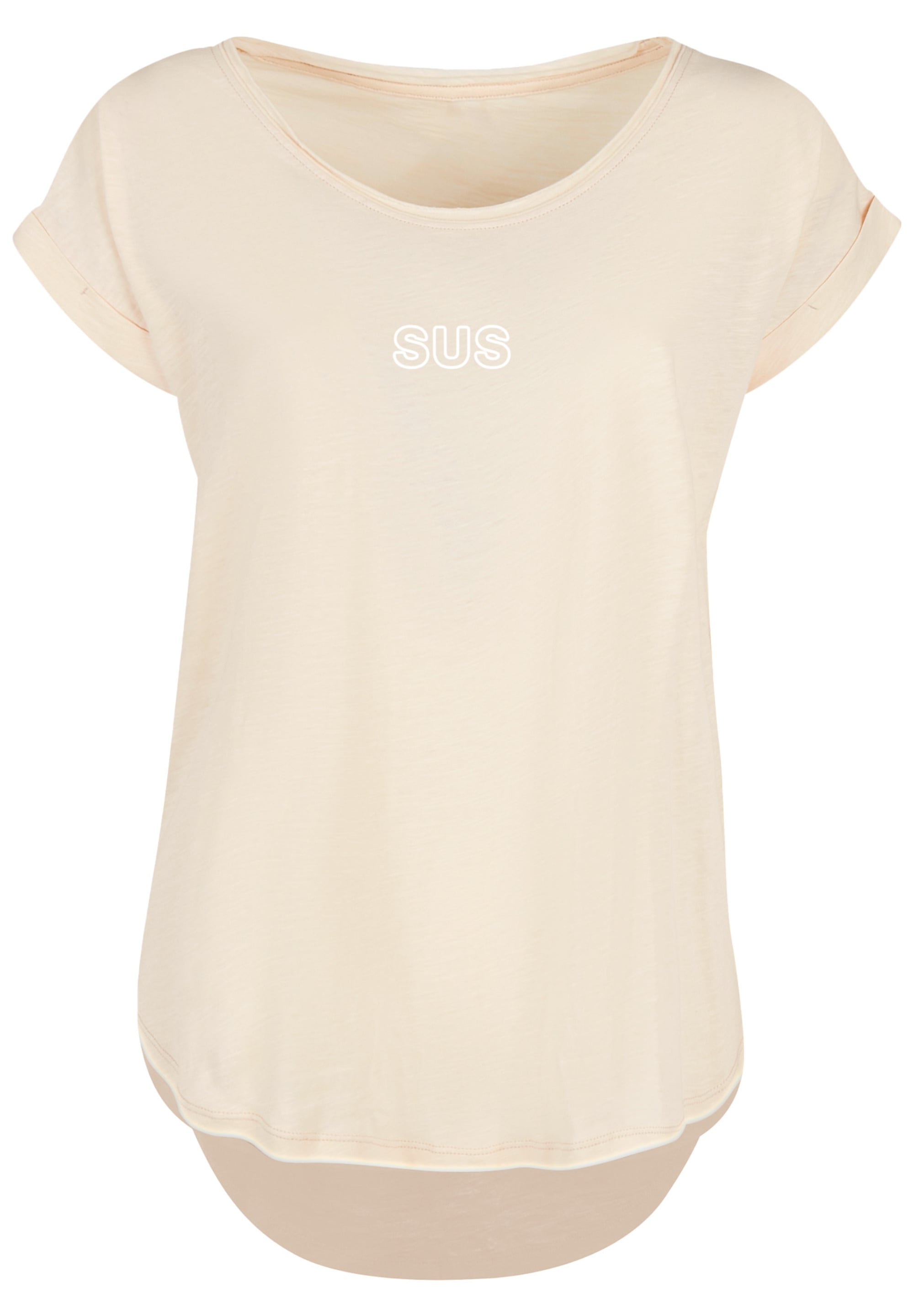 F4NT4STIC T-Shirt »SUS«, Jugendwort 2022, slang, lang geschnitten