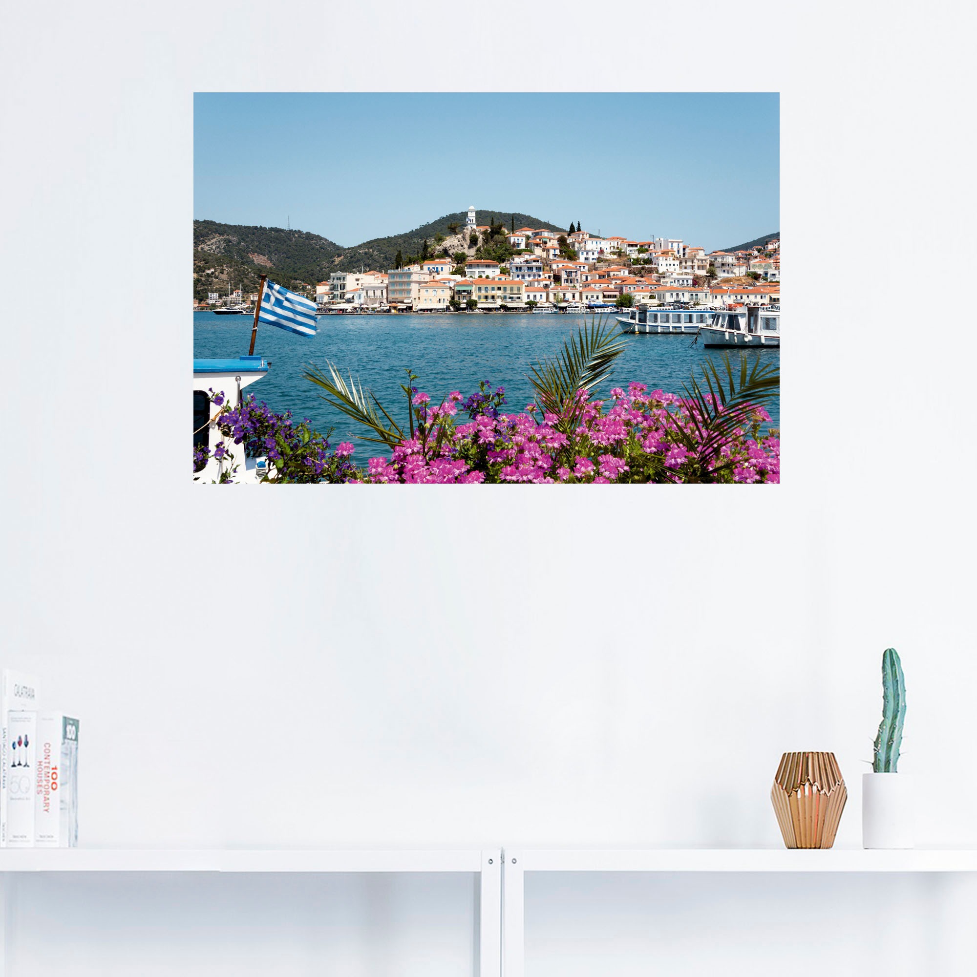 Artland Wandbild "Insel Poros", Griechenland, (1 St.), als Poster, Wandaufk günstig online kaufen