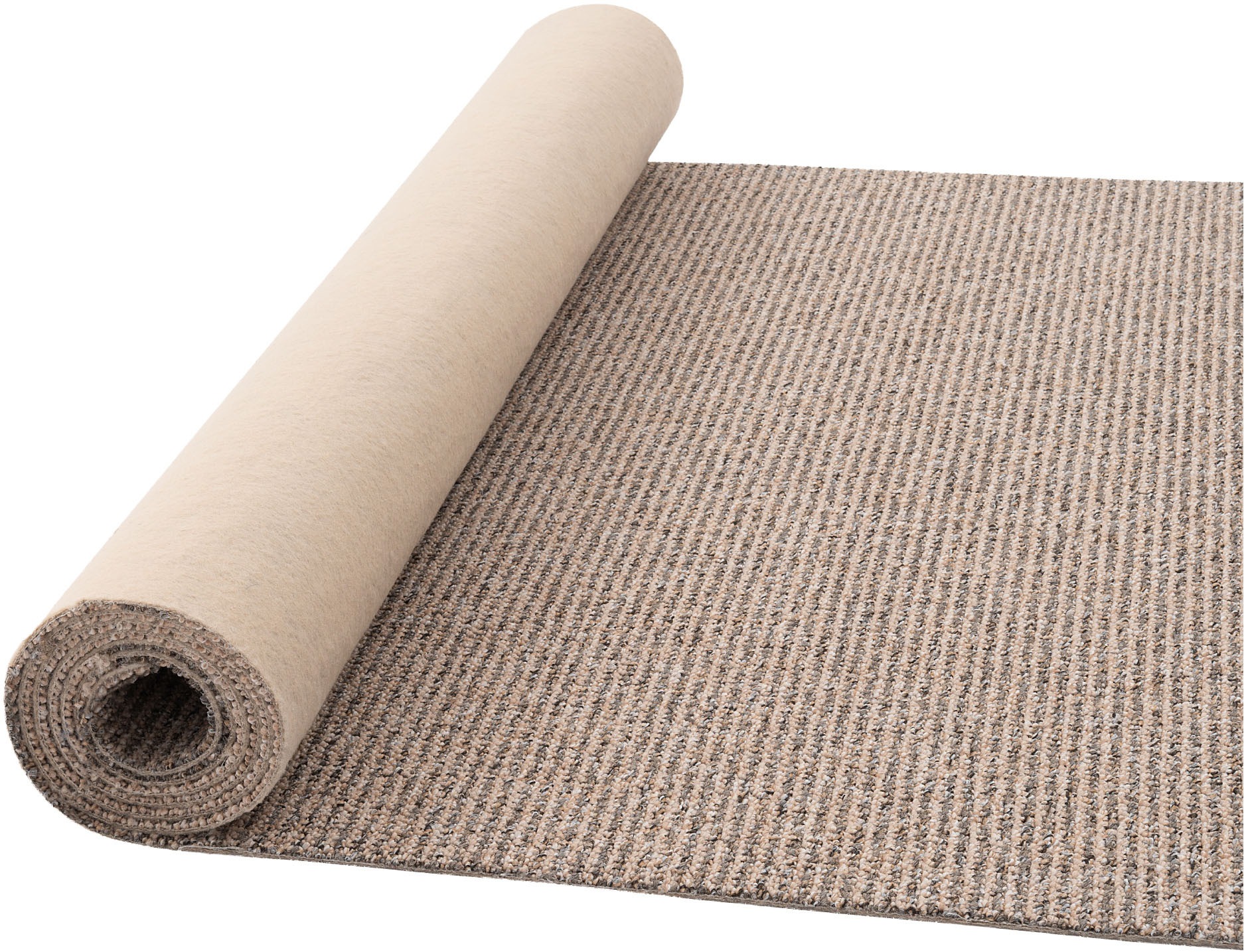 my home Teppich »Ruva«, rechteckig, 6 mm Höhe, strukturierte Oberfläche, Breite 400 cm, strapazierfähig, Wohnzimmer