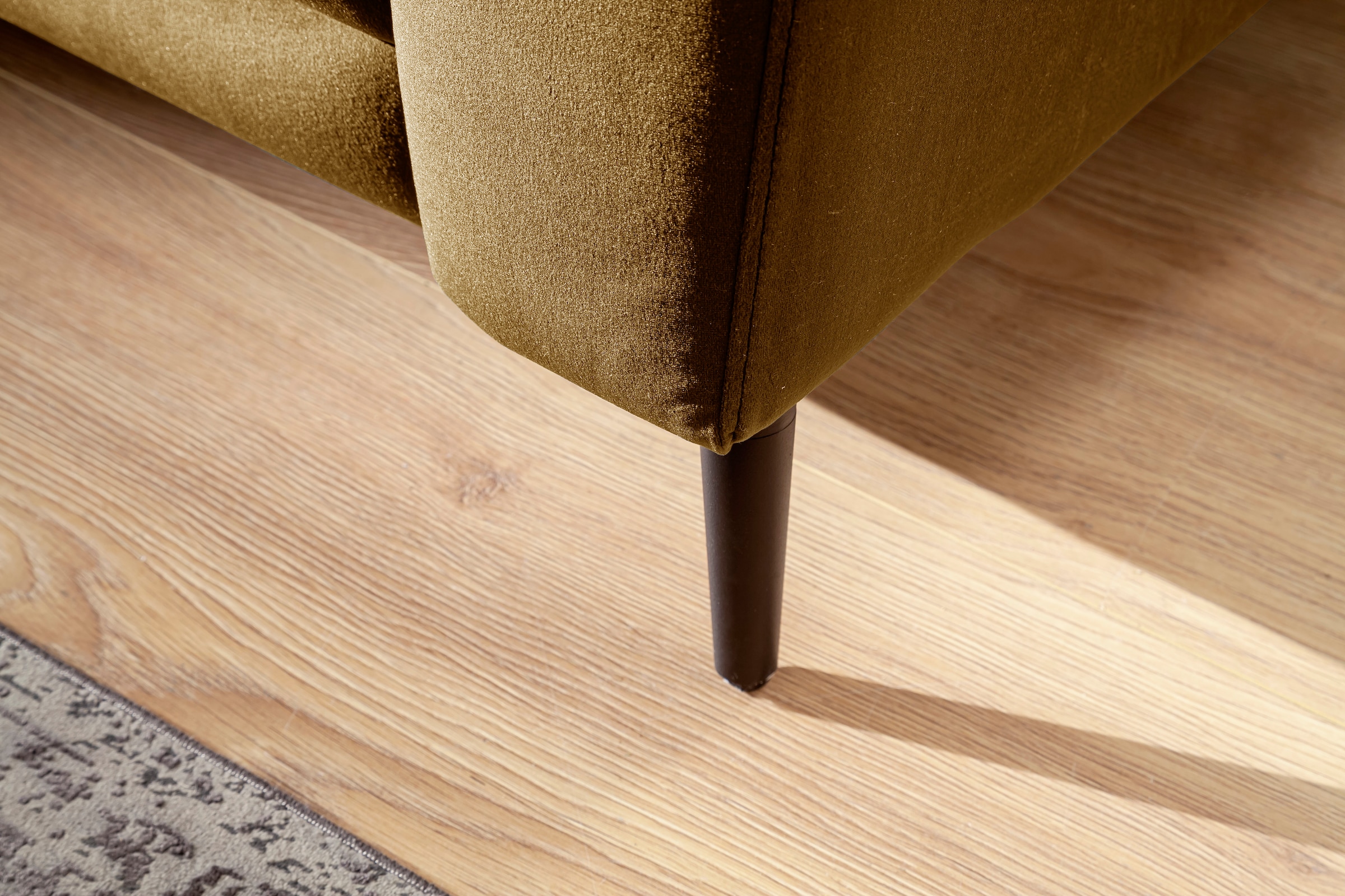 Trends by HG Polsterecke »Barcelona L-Form«, mit Metallfuss, frei im Raum stellbar