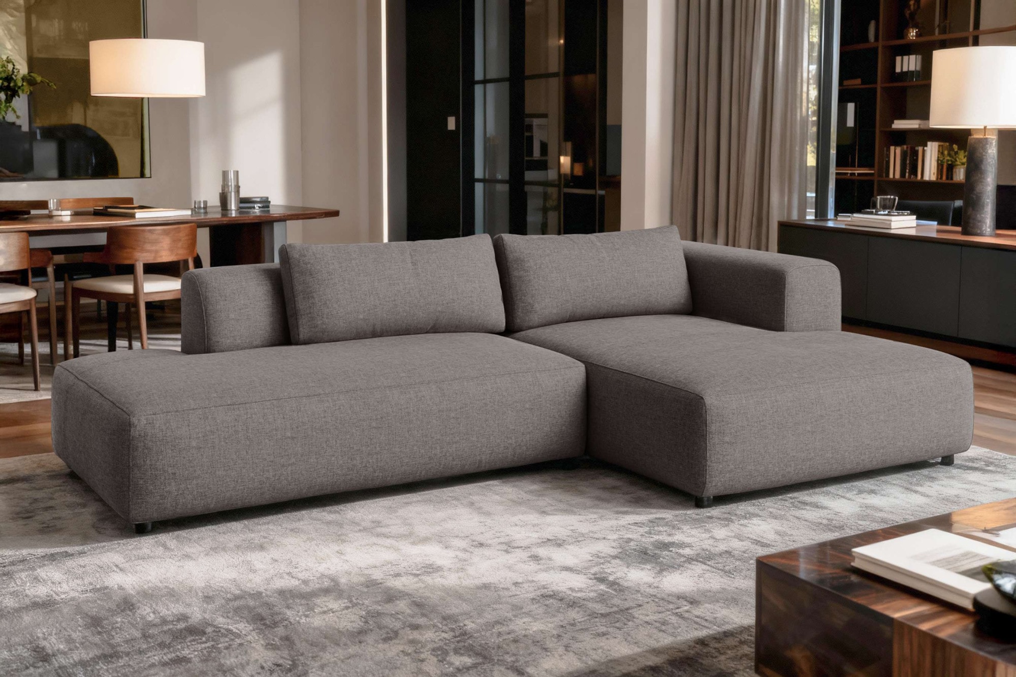 OTTO home Ecksofa "TIARRA Design-Sofa mit Ottomane recht/links bestellbar, günstig online kaufen