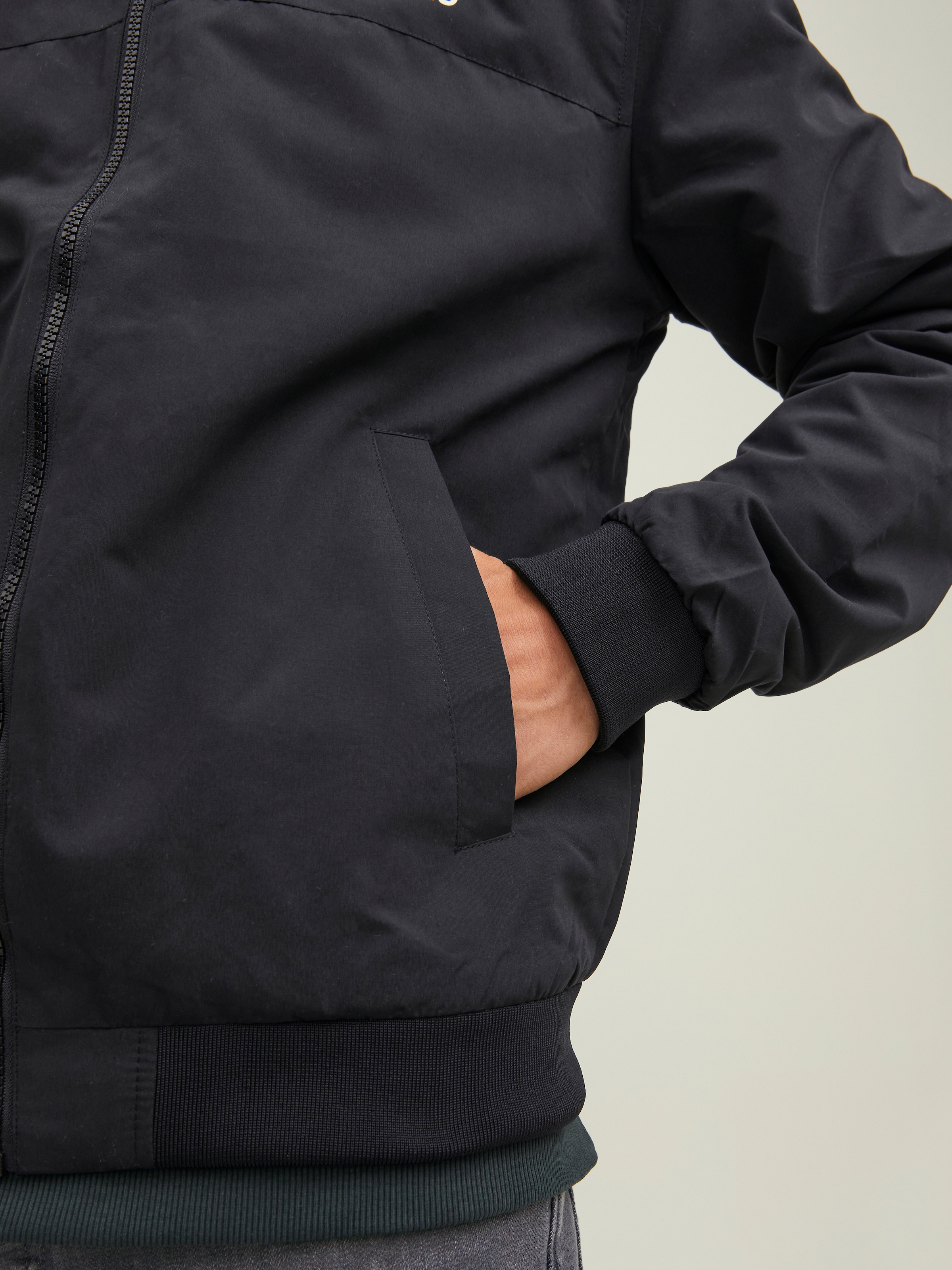 Jack & Jones Blouson »JJERUSH mit Kapuze« mit Kapuze Kunstfaser, regular fit