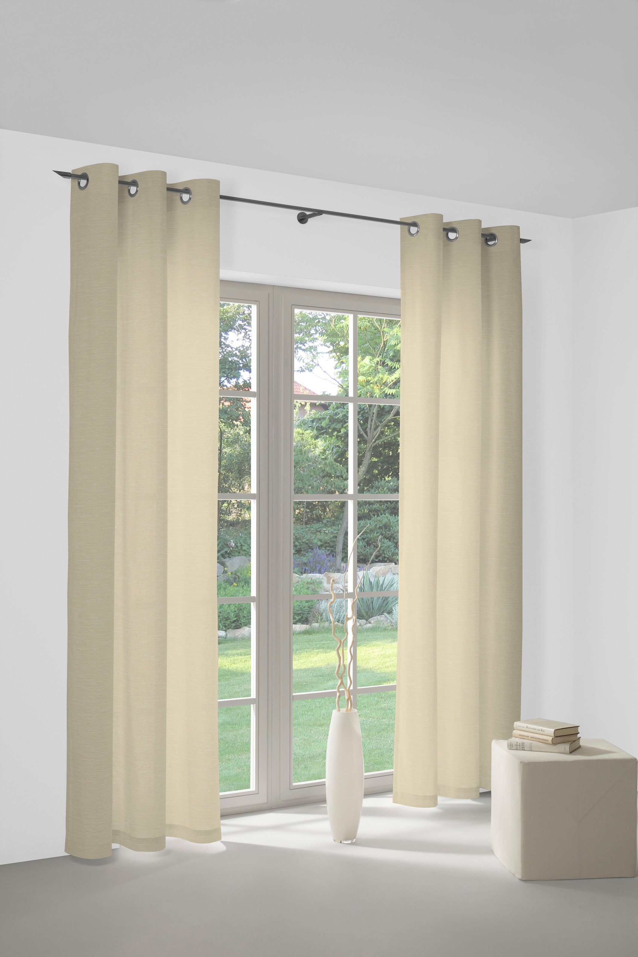 Wirth Vorhang "Trondheim 328 g/m²" Ösen 1 Stk. tlg. nach Maß günstig online kaufen