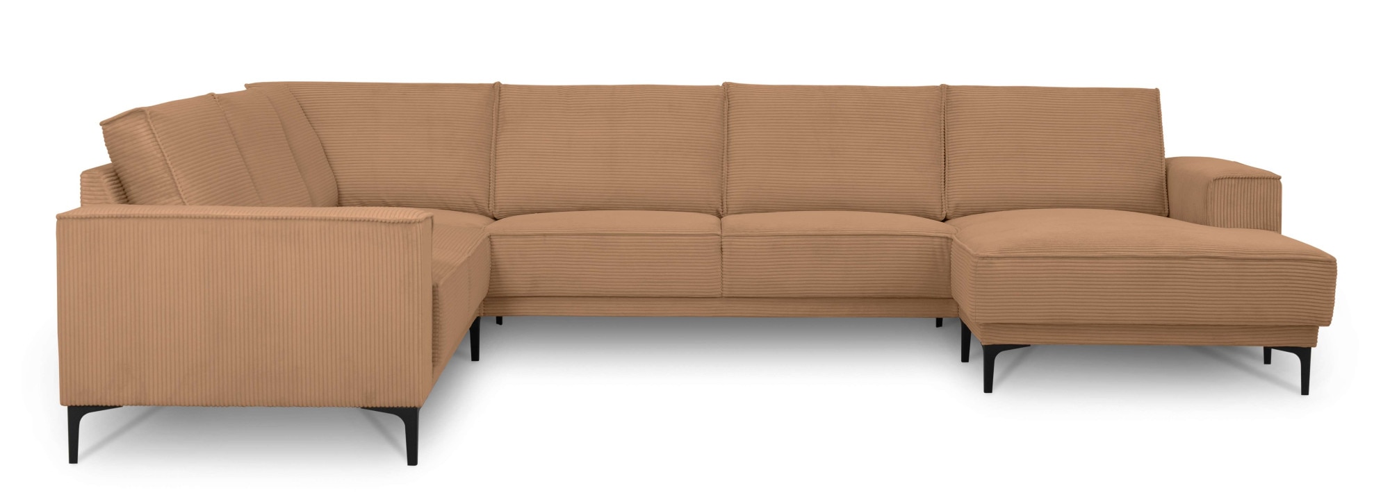 PLACES OF STYLE Wohnlandschaft "XXL Sofa Oland, Struktur, Flachgewebe, Luxu günstig online kaufen