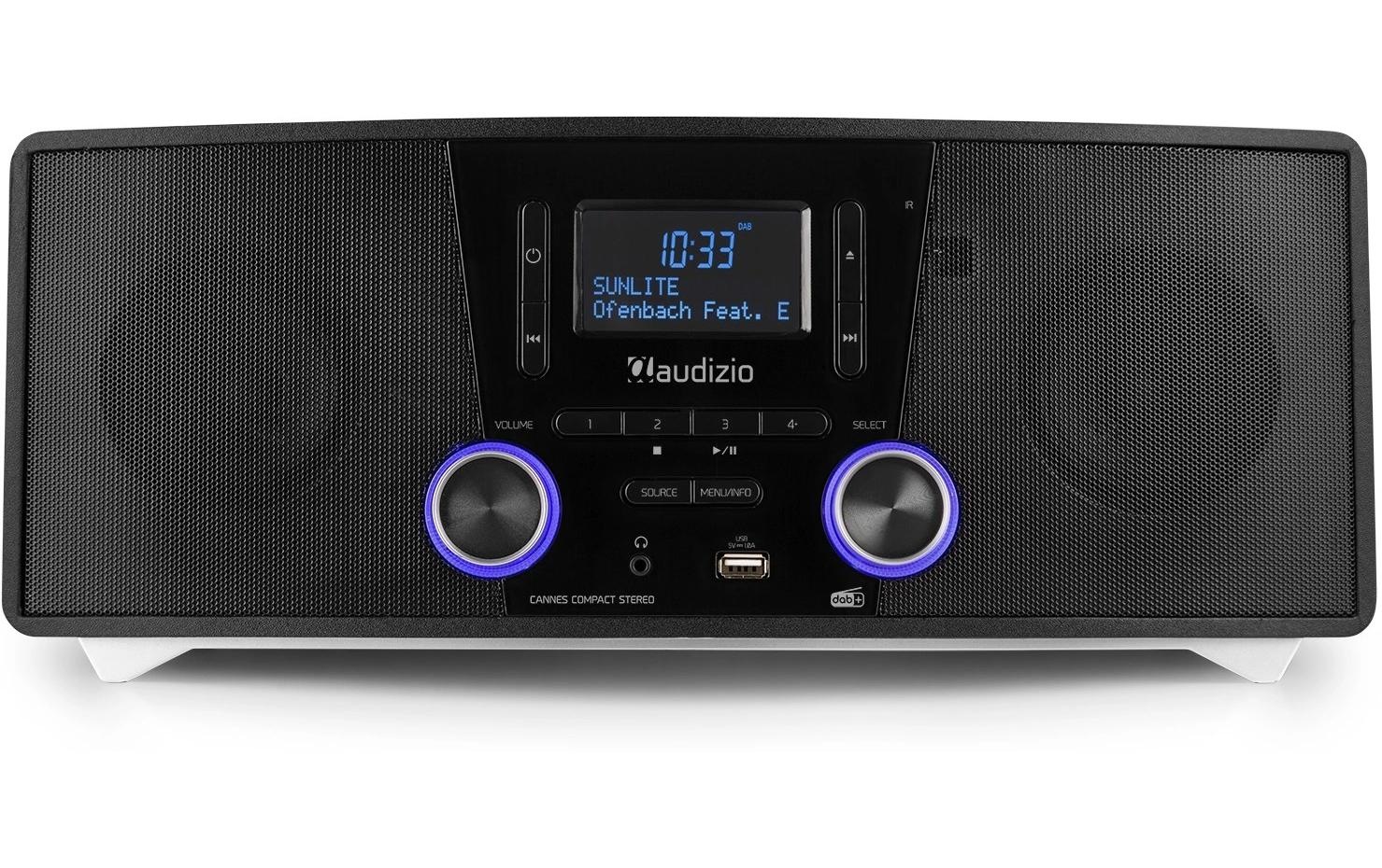 AUDIZIO Microanlage »Cannes« ( Digitalradio (DAB+) | FM-Tuner )