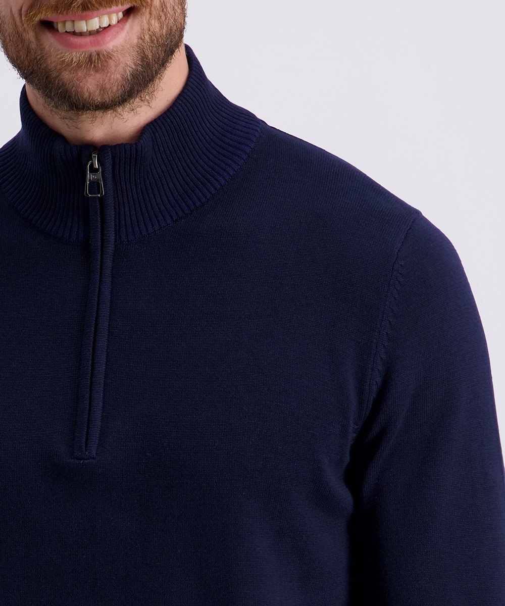 Pierre Cardin Strickpullover, mit Troyer Kragen günstig online kaufen