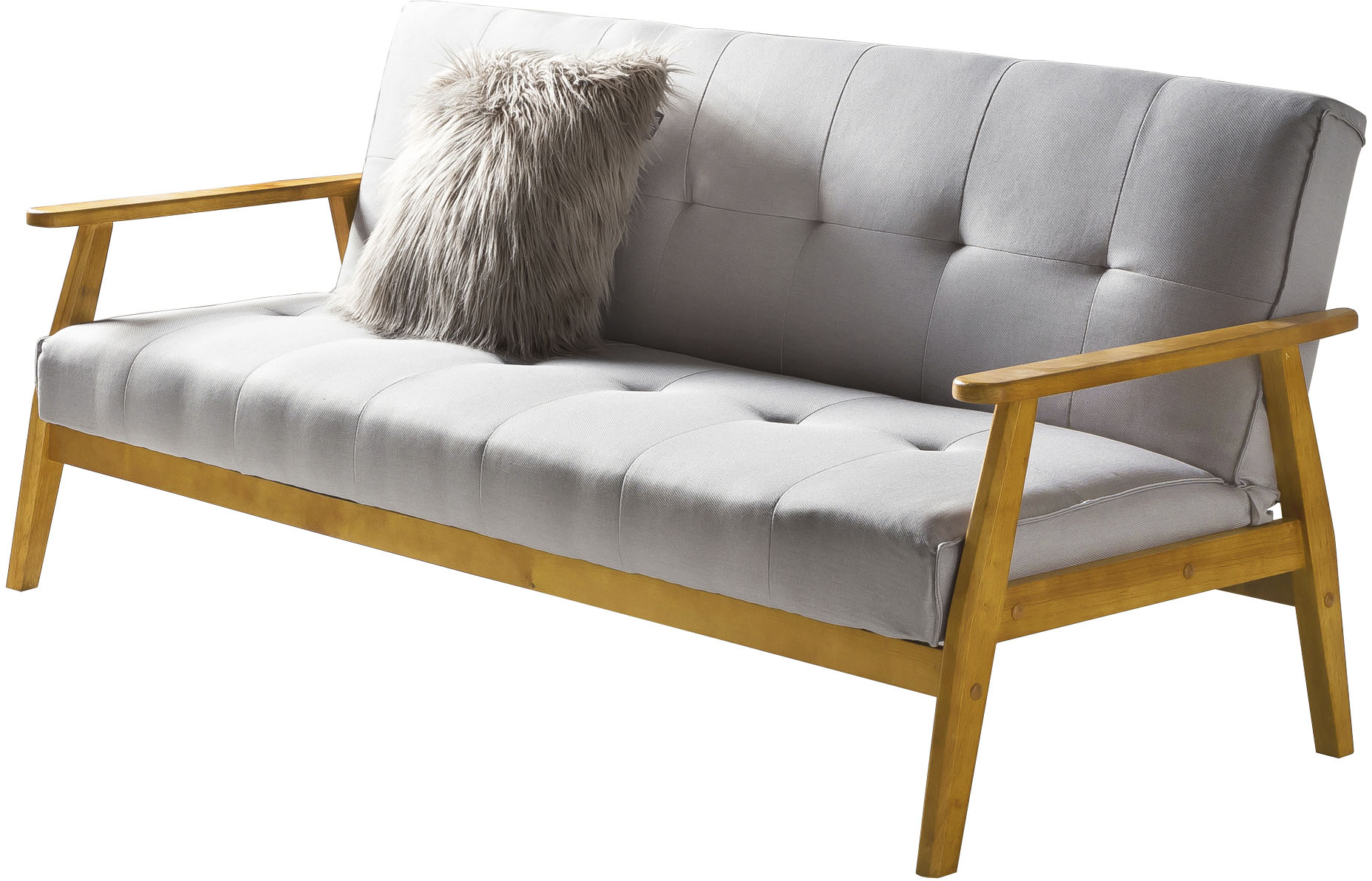 Thumbnail - SalesFever Schlafsofa "Skagen, Sofa, 3-Sitzer", mit Holzgestell, 60 Relax- und Schlaffunktion, Breite 190 cm