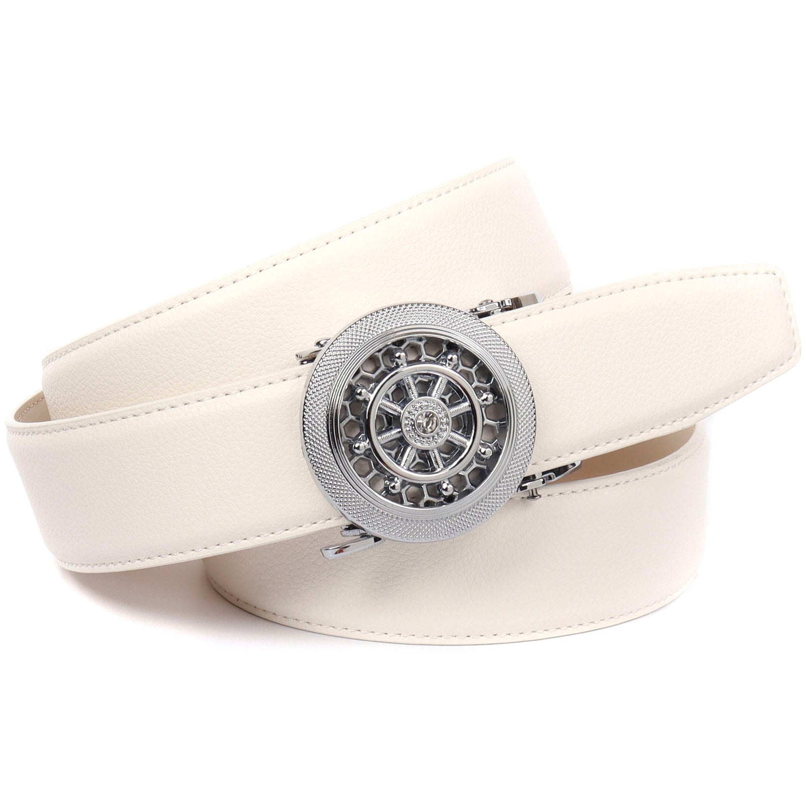 Anthoni Crown Ledergürtel, mit silberfarbener und Automatik-Schließe | Steuerruder drehendem bestellen BAUR