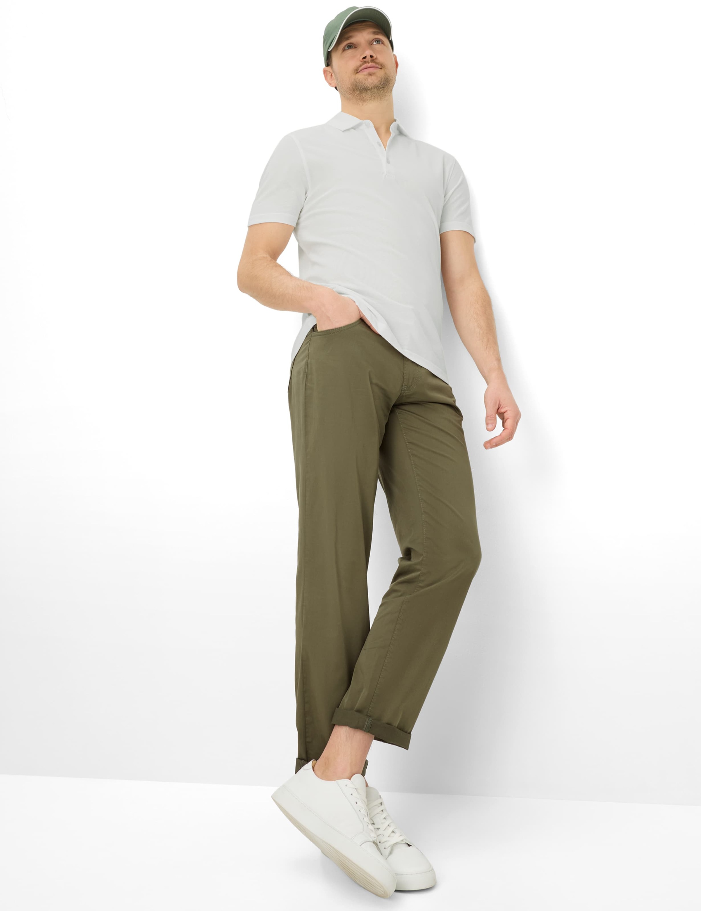 BRAX Style Cadiz 5-Pocket Trousers Olive 40 2