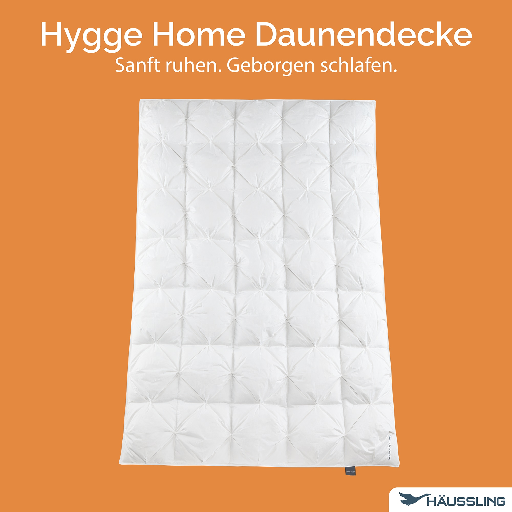 Haeussling Daunenbettdecke »Hygge Home, Bettdecken für Sommer und Winter, Ganzjahresdecke, Decke« normal Füllung weisseneue90Daunenund10FedernKl1 1 Stk. tlg. Bettdecke 135x200 cm, 155x220 cm & weitere Größen