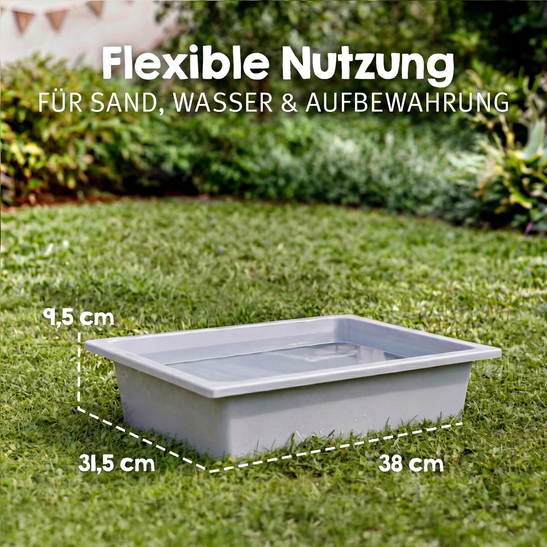 roba® Spieltisch »Outdoor+ Spieltisch TINY mit Spielwanne«