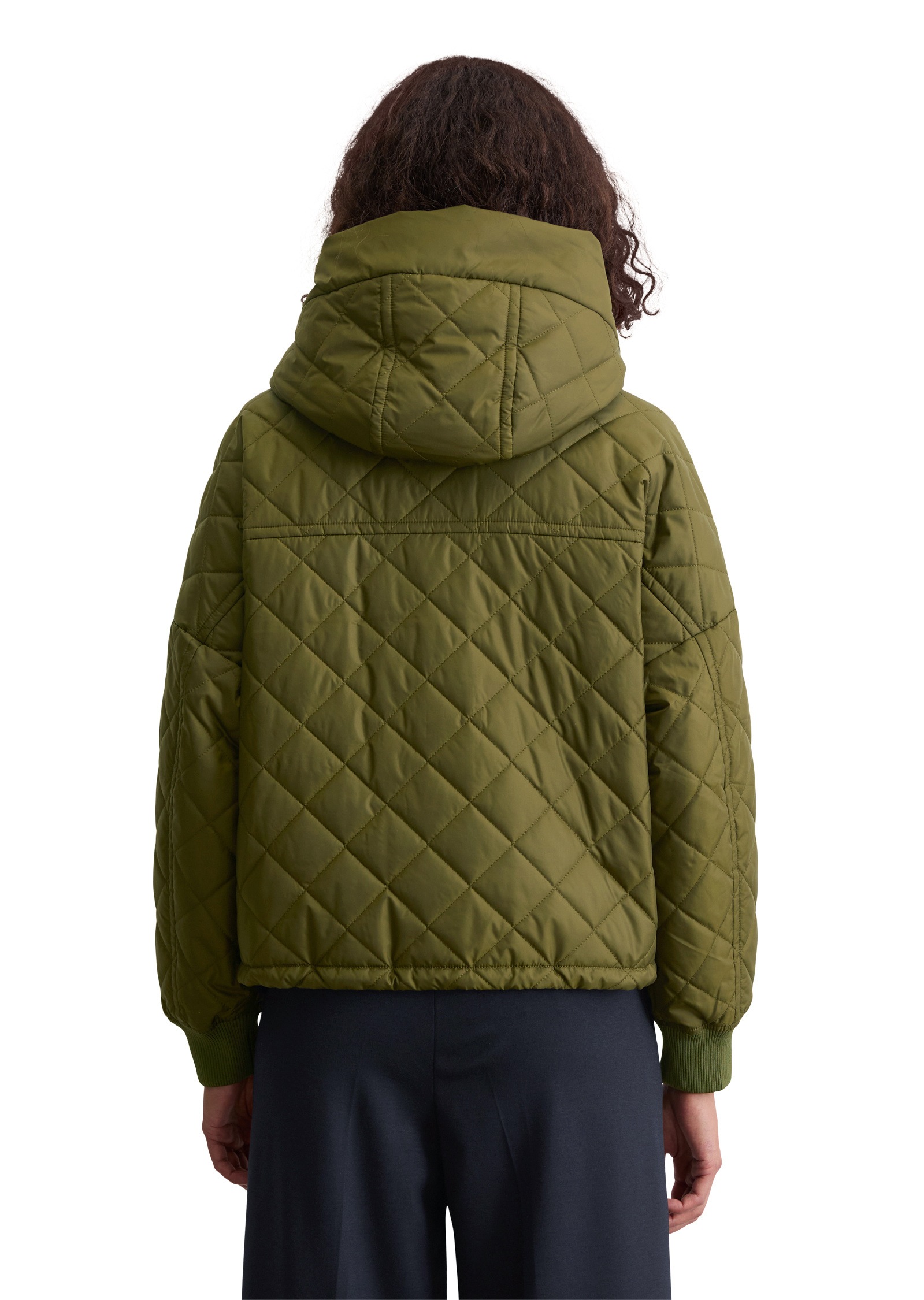 Marc O'Polo Outdoorjacke »aus recyceltem Polyester«, mit Kapuze