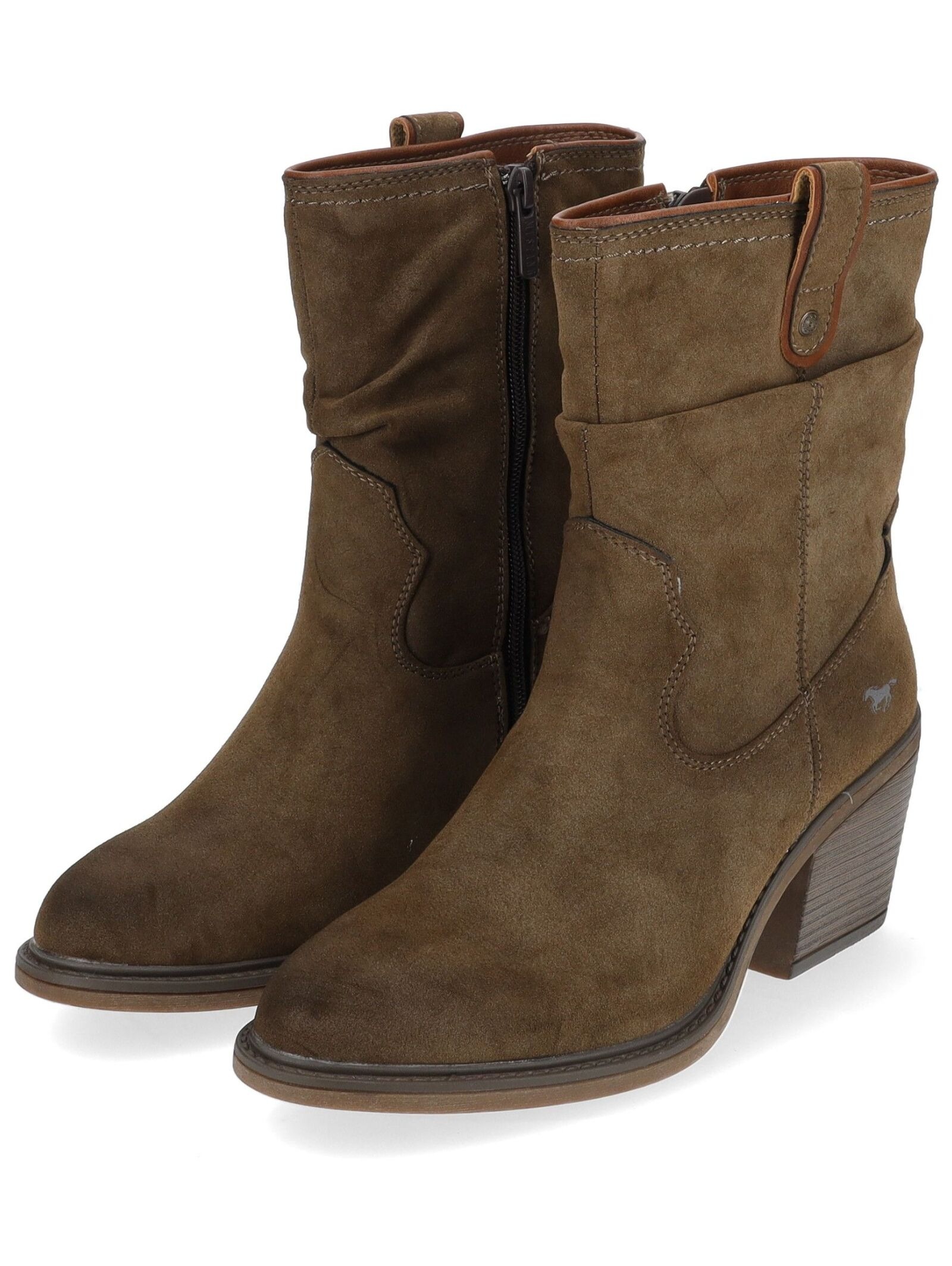 Mustang Shoes Bikerboots »Mustang Shoes Stiefelette Lederimitat«