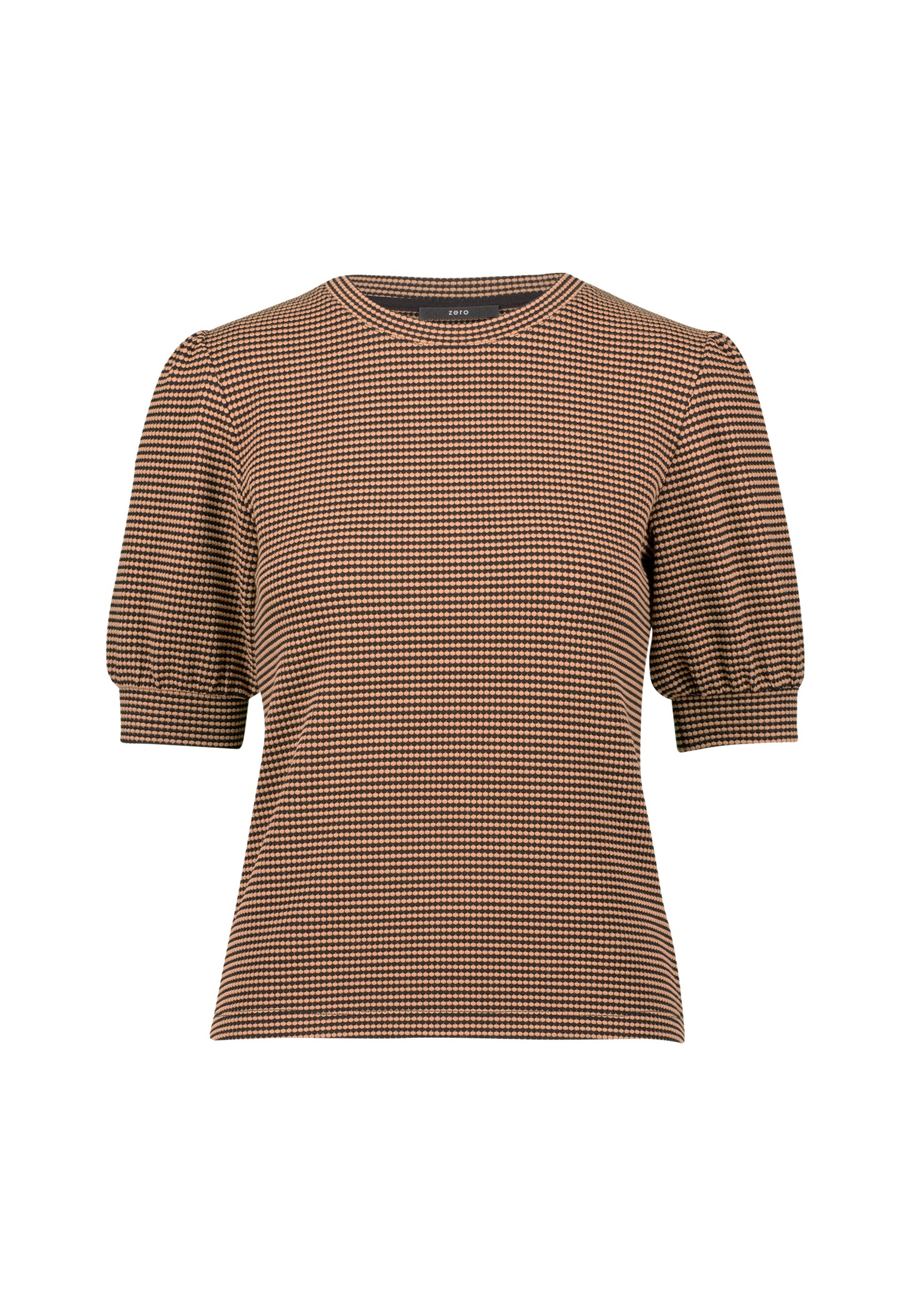 Zero Kurzarmshirt "zero Strukturshirt kurzen Puffärmeln", (1 tlg.), struktu günstig online kaufen