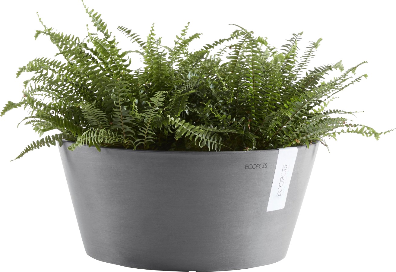 ECOPOTS Blumentopf »FRANKFURT Grey«, BxTxH: 41x41x18 cm
