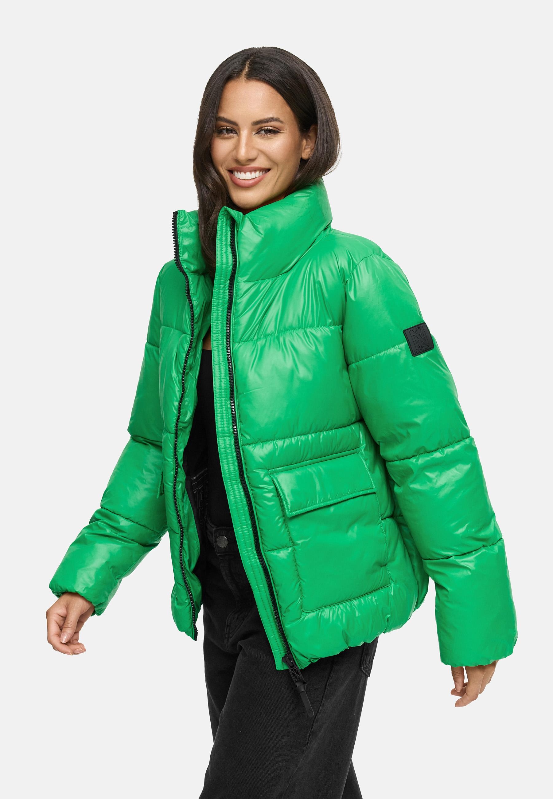 Navahoo Kurzjacke »Eispracht 14«, ohne Kapuze, Kurze gesteppte Damen Winterjacke