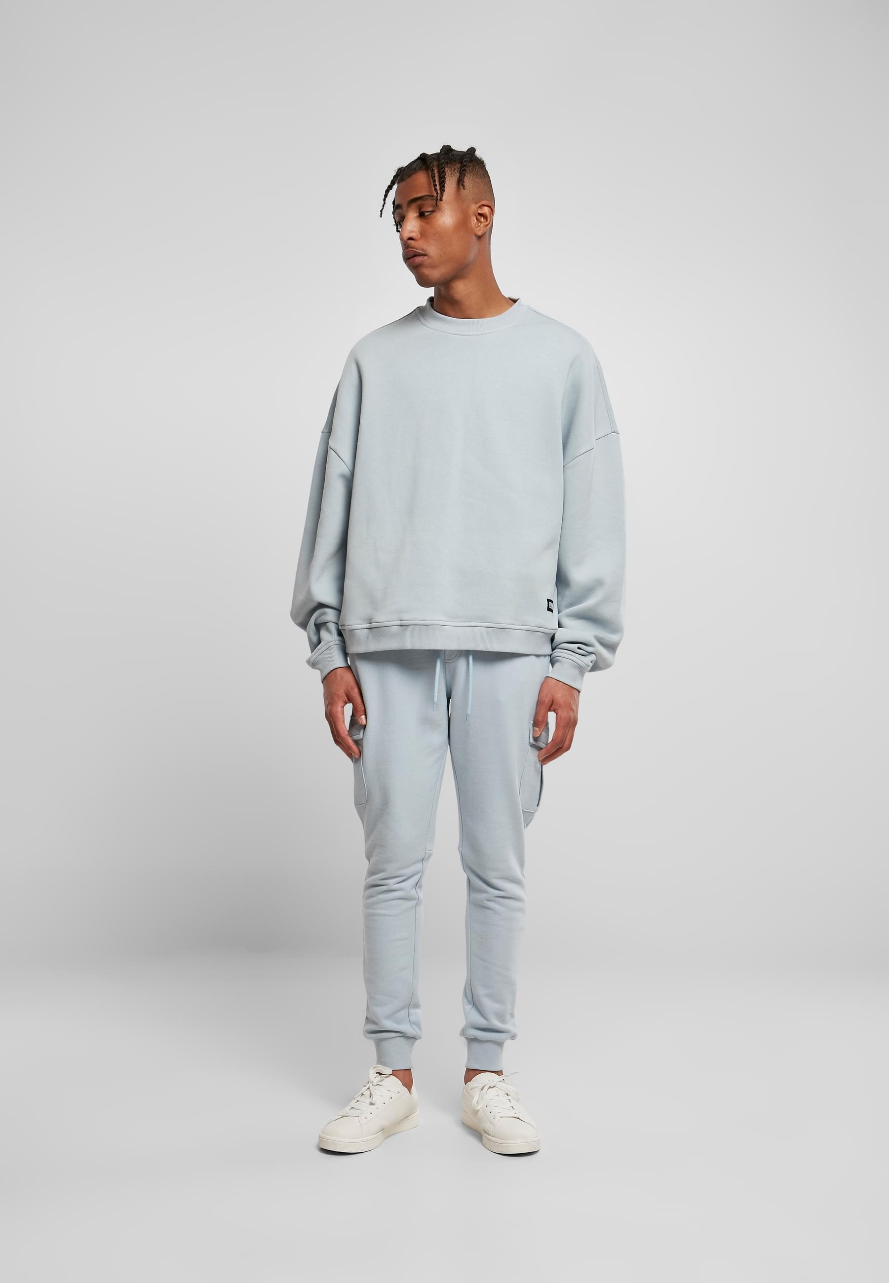 URBAN CLASSICS Rundhalspullover »Urban Classics Herren 80's Crewneck«, (1 tlg.)