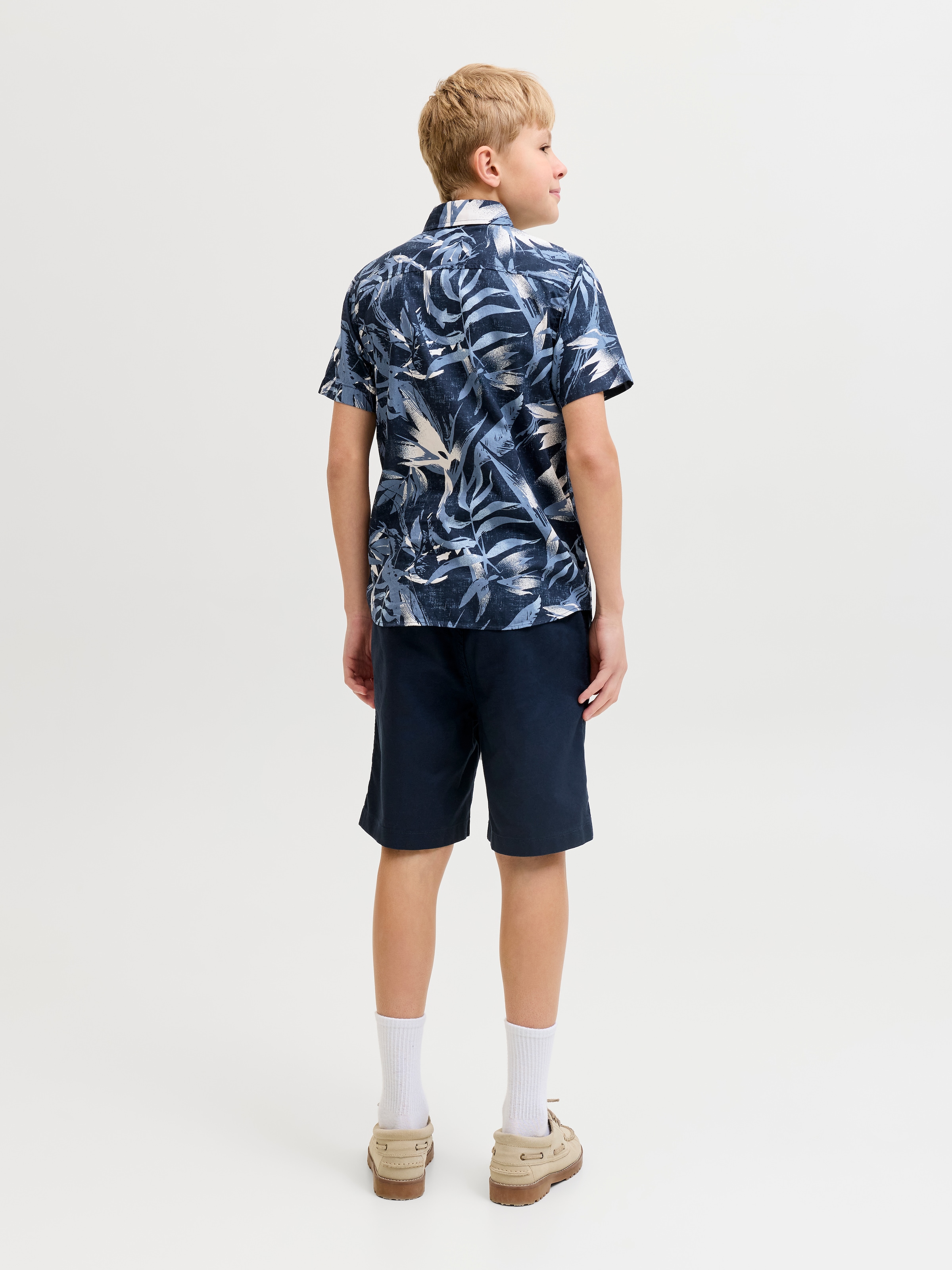 Jack & Jones Junior Kurzarmhemd »JJHONOLULU AOP SHIRT SS JNR« mit Allover-Print