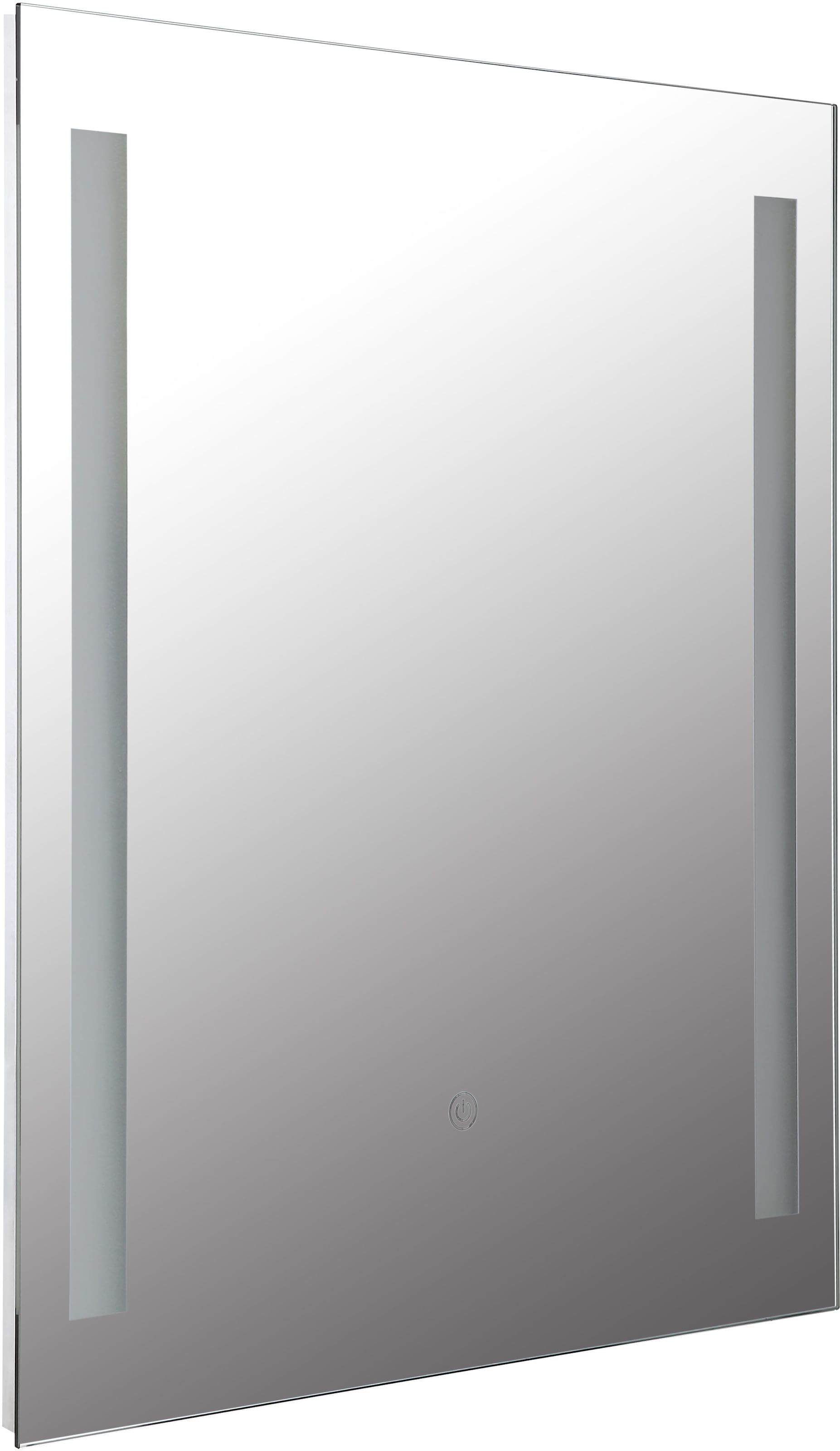 GLOBO LIGHTING LED Spiegelleuchte »RIVAS«, Leuchtmittel LED-Modul | LED fest integriert, Spiegel/Touch Ein/Aus/IP44/Touchdimmer/BxH: 500x610mm