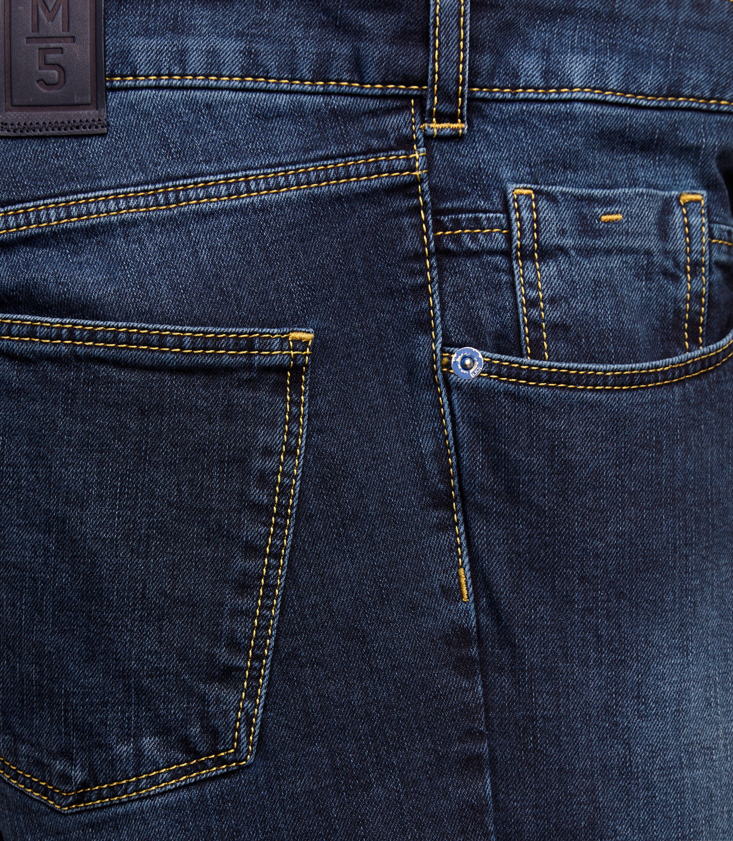 MEYER 5-Pocket-Jeans »M5 Slim«, mit Rundbundverarbeitung