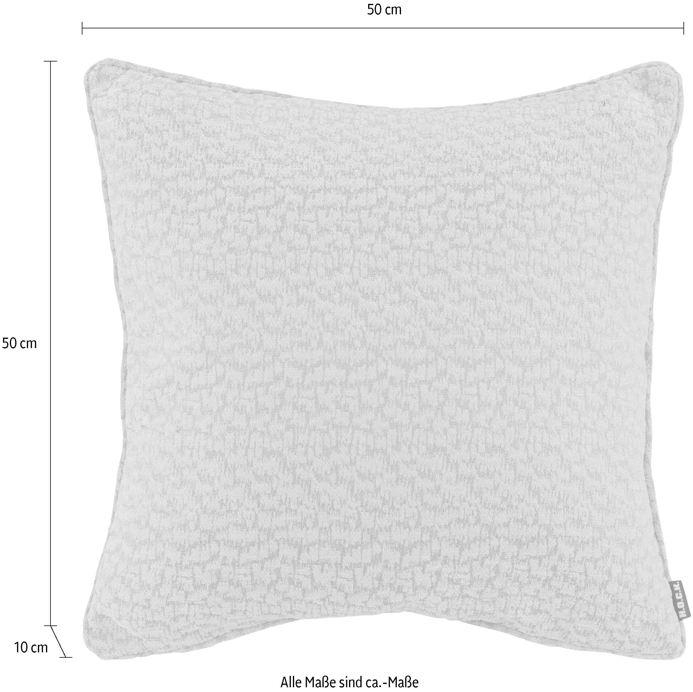 H.O.C.K. Dekokissen »Sheffo«, Strukturstoff, Kissenhülle mit Füllung, 1 Stück