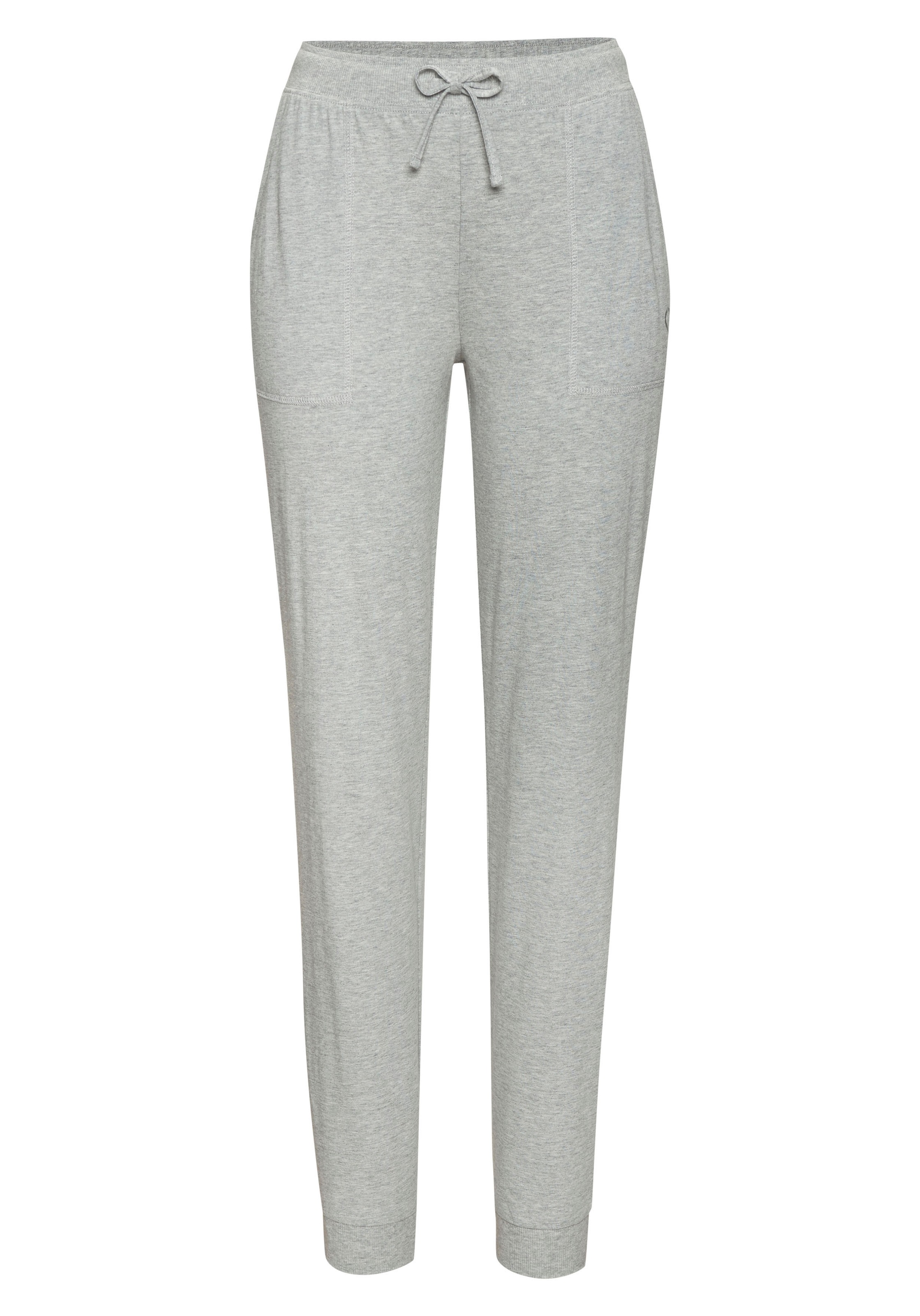 Vivance Dreams Pyjama, (2 tlg.), Schöner Melangeeffekt