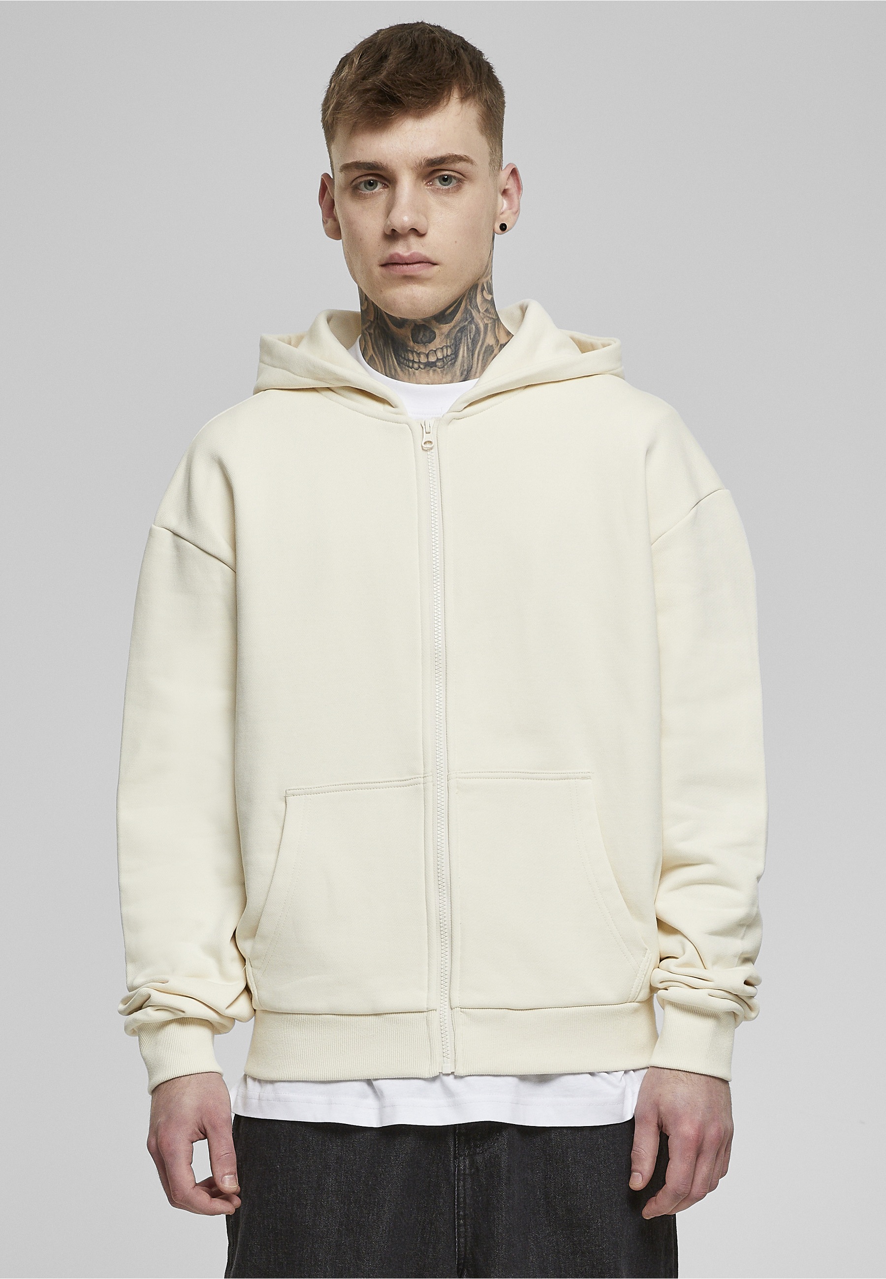 URBAN CLASSICS Kapuzenpullover »Urban Classics Herren Ultra Heavy Zip Hoody« 1 Stk.