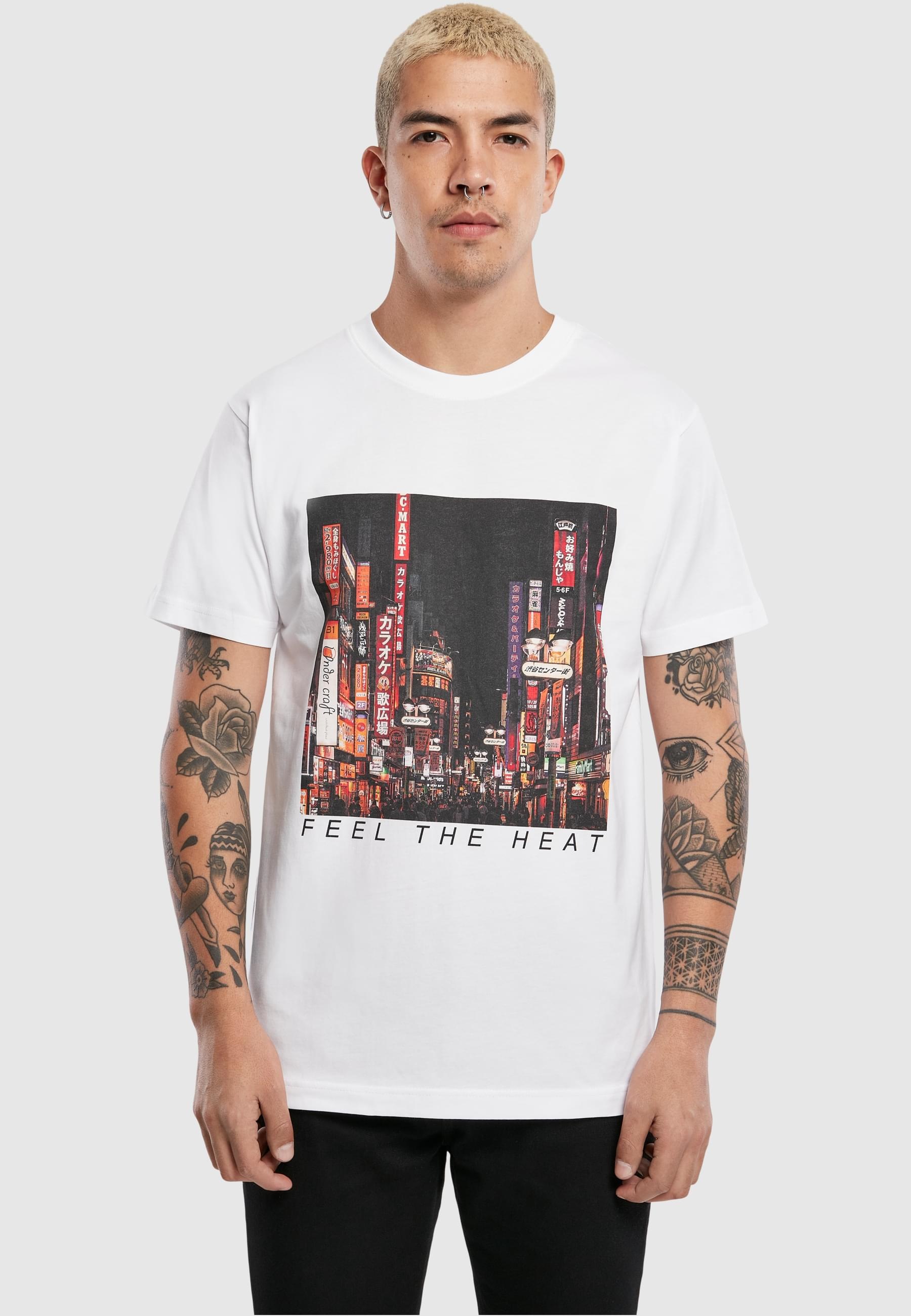 MisterTee T-Shirt »MisterTee Herren Feel The Heat Tee«, (1 tlg.)