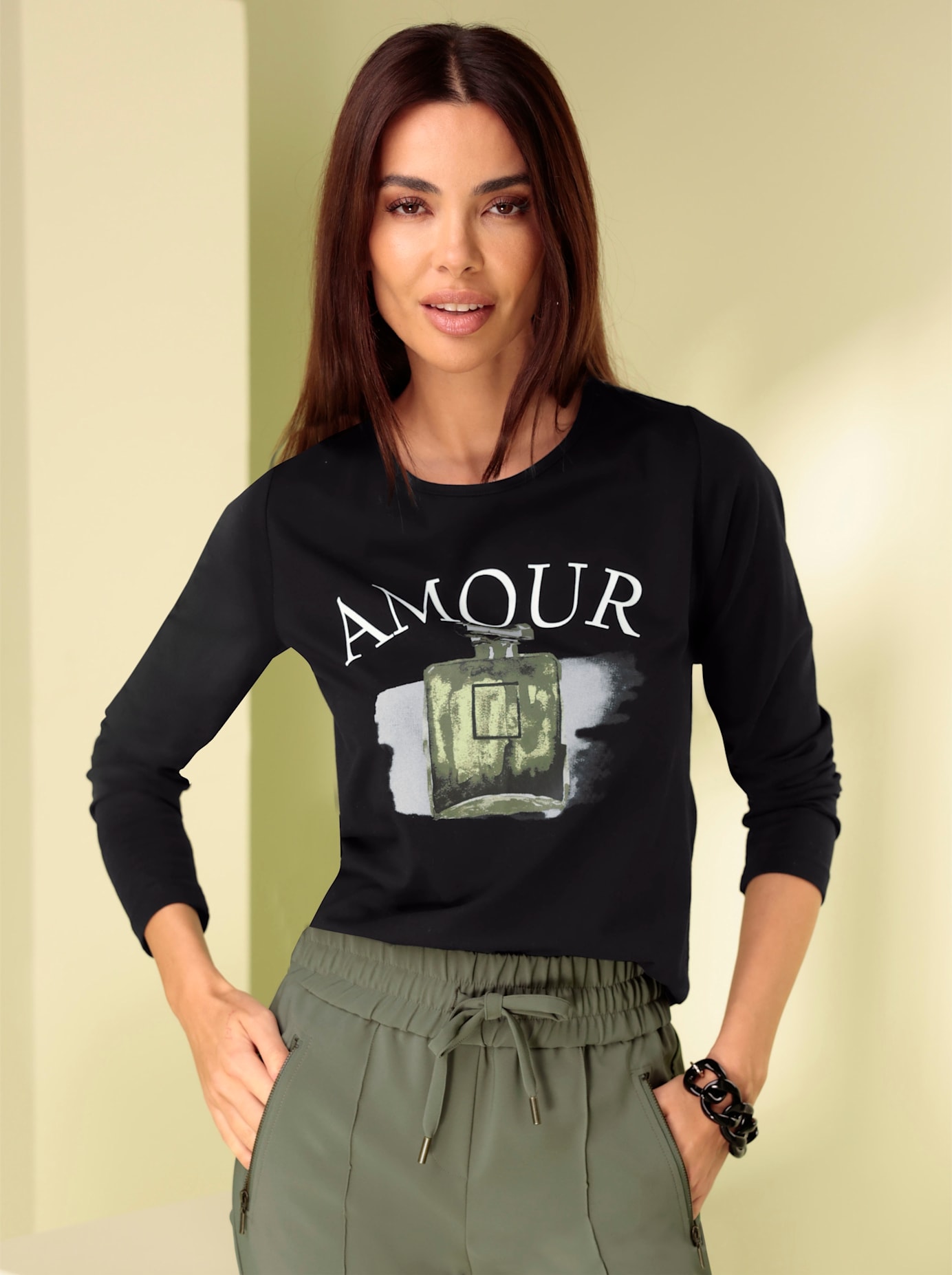 heine Langarmshirt "Shirt", (1 tlg.) günstig online kaufen