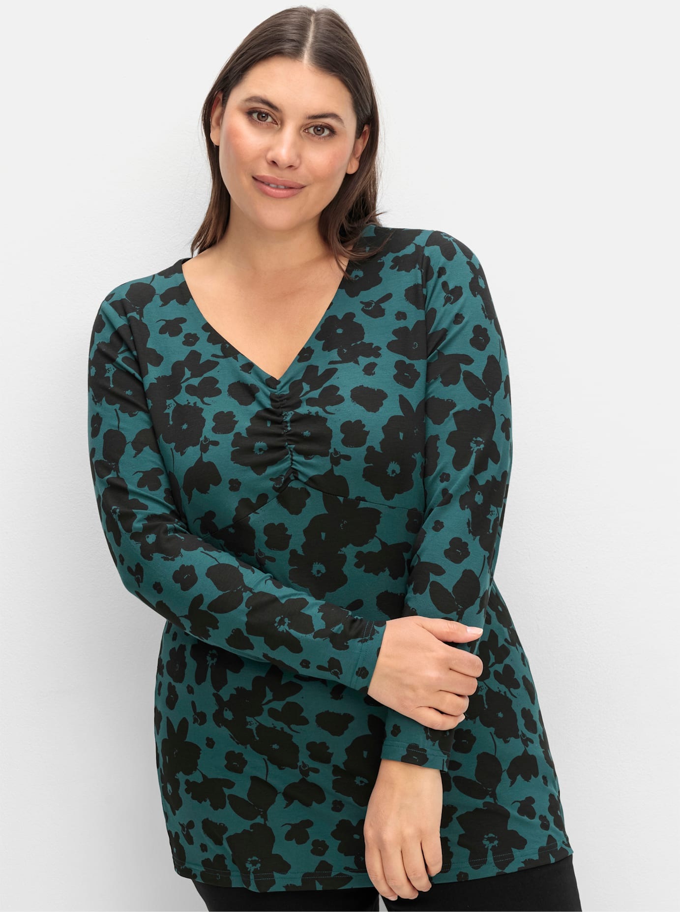 Sheego Langarmshirt "Langarmshirt", 1 Stk. günstig online kaufen