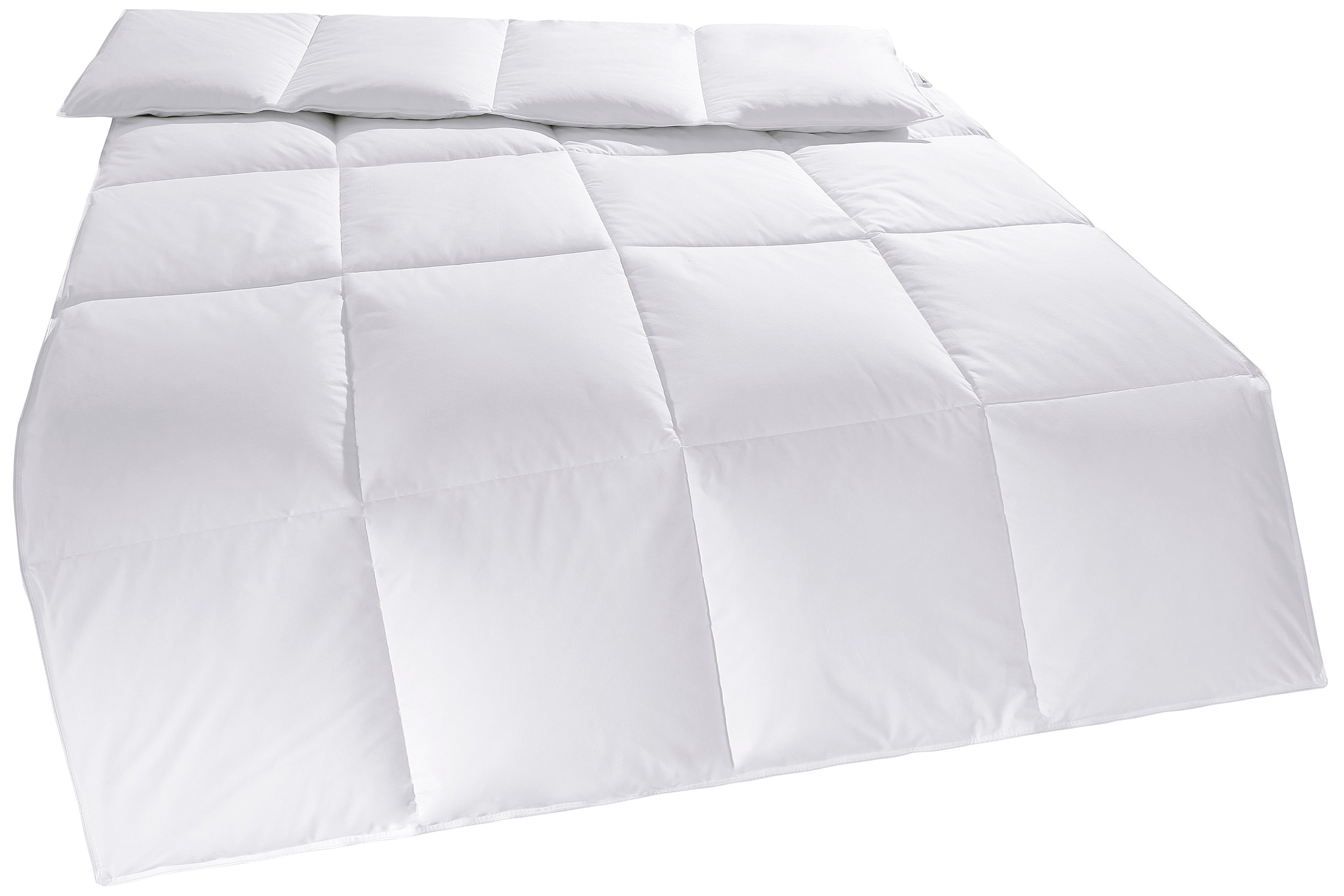 Thumbnail - OTTO home Daunenbettdecke + Kopfkissen "Cyra Set, Bettdecke 135x200 & 155x220 cm mit Kissen 80x80 cm" Set, wo besonders ...