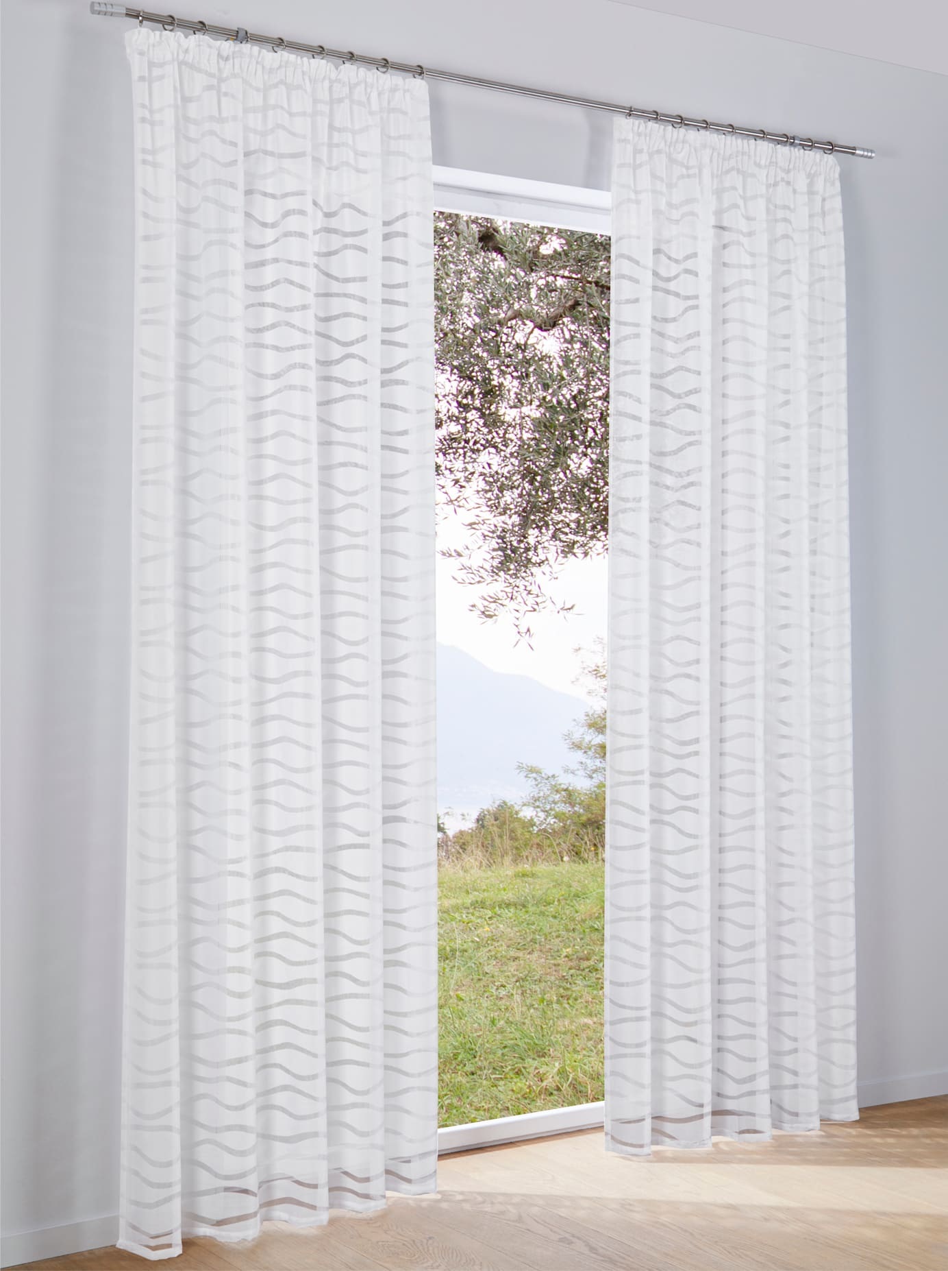 heine home Gardine Ösen 1 Stk. tlg. günstig online kaufen