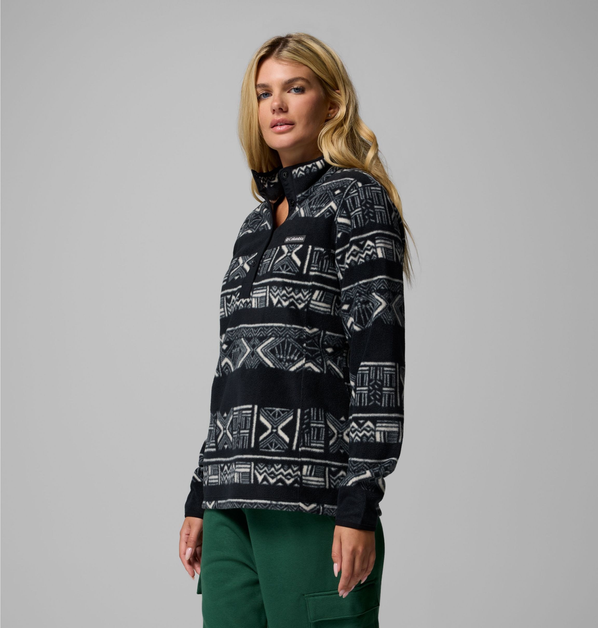 Columbia Fleecepullover »BENTON SPRINGS PRINTED 1/2 SNAP«, (1 tlg.)