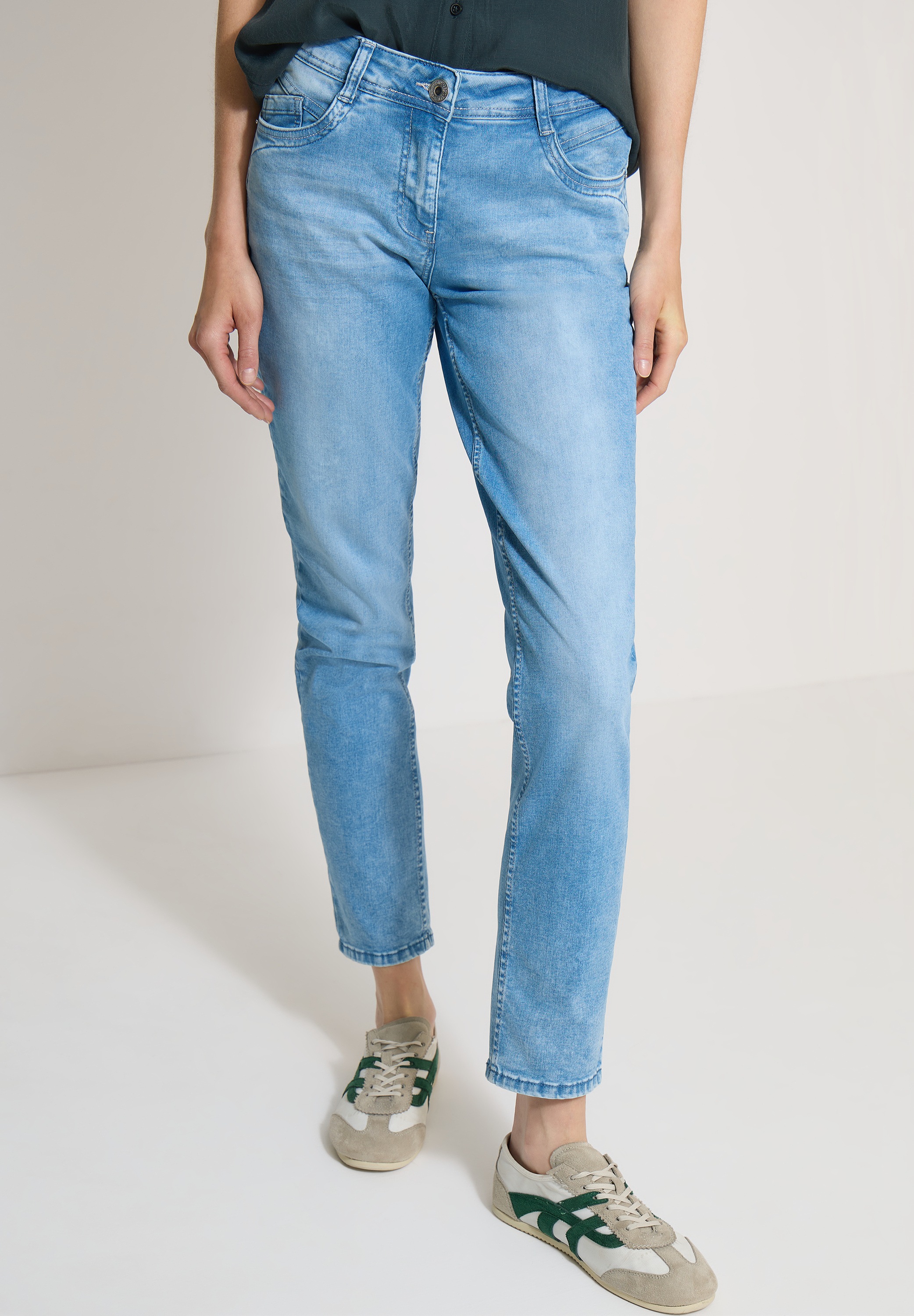 Cecil Comfort-fit-Jeans Middle Waist
