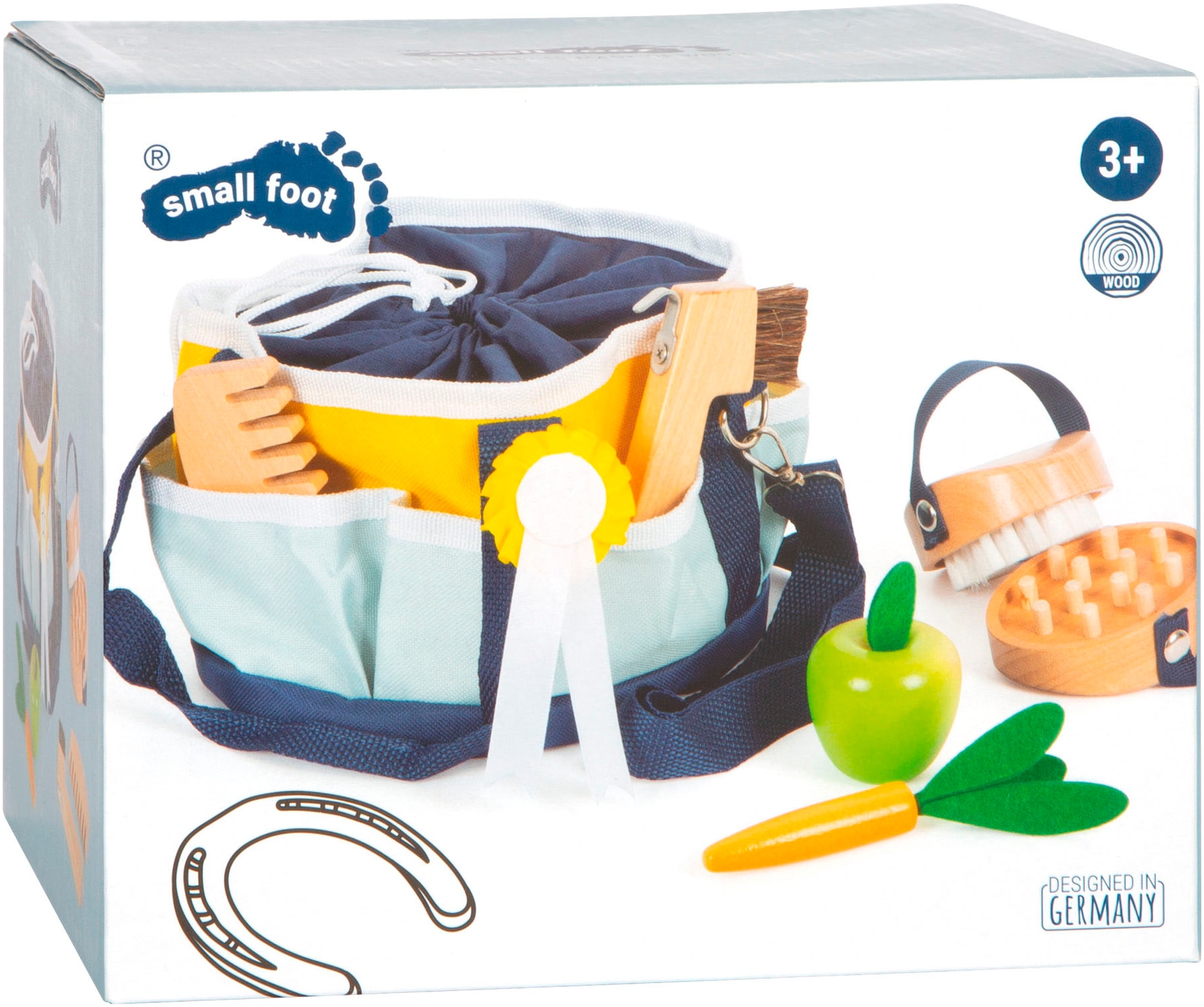 Small Foot Stehtier »Spielzeug Pferdepflege-Set mit Tasche«, für alle Pferde