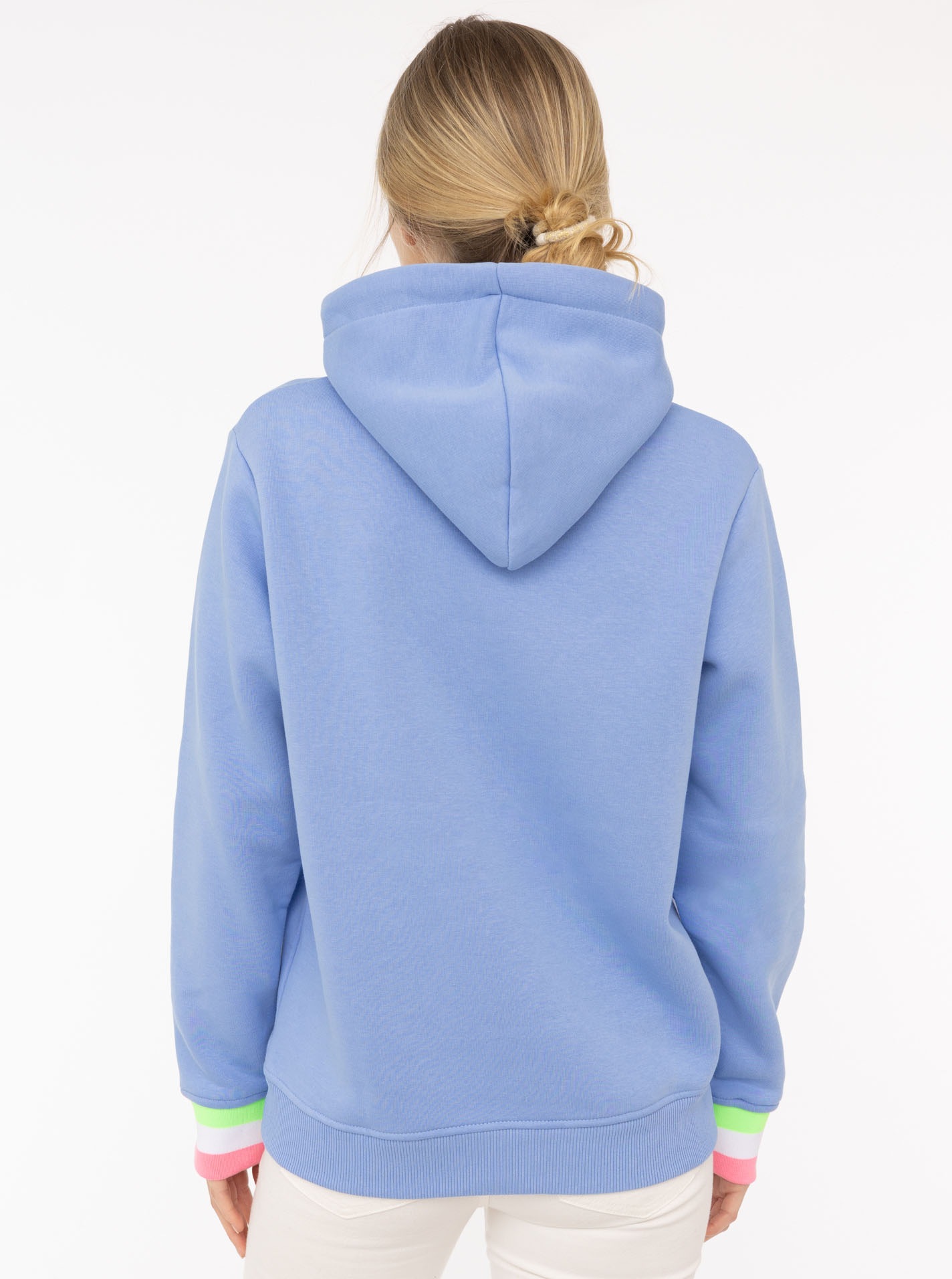 Zwillingsherz Hoodie ""Rahel"" mit "MOIN" und Anker Stickerei, kontrastfarb günstig online kaufen