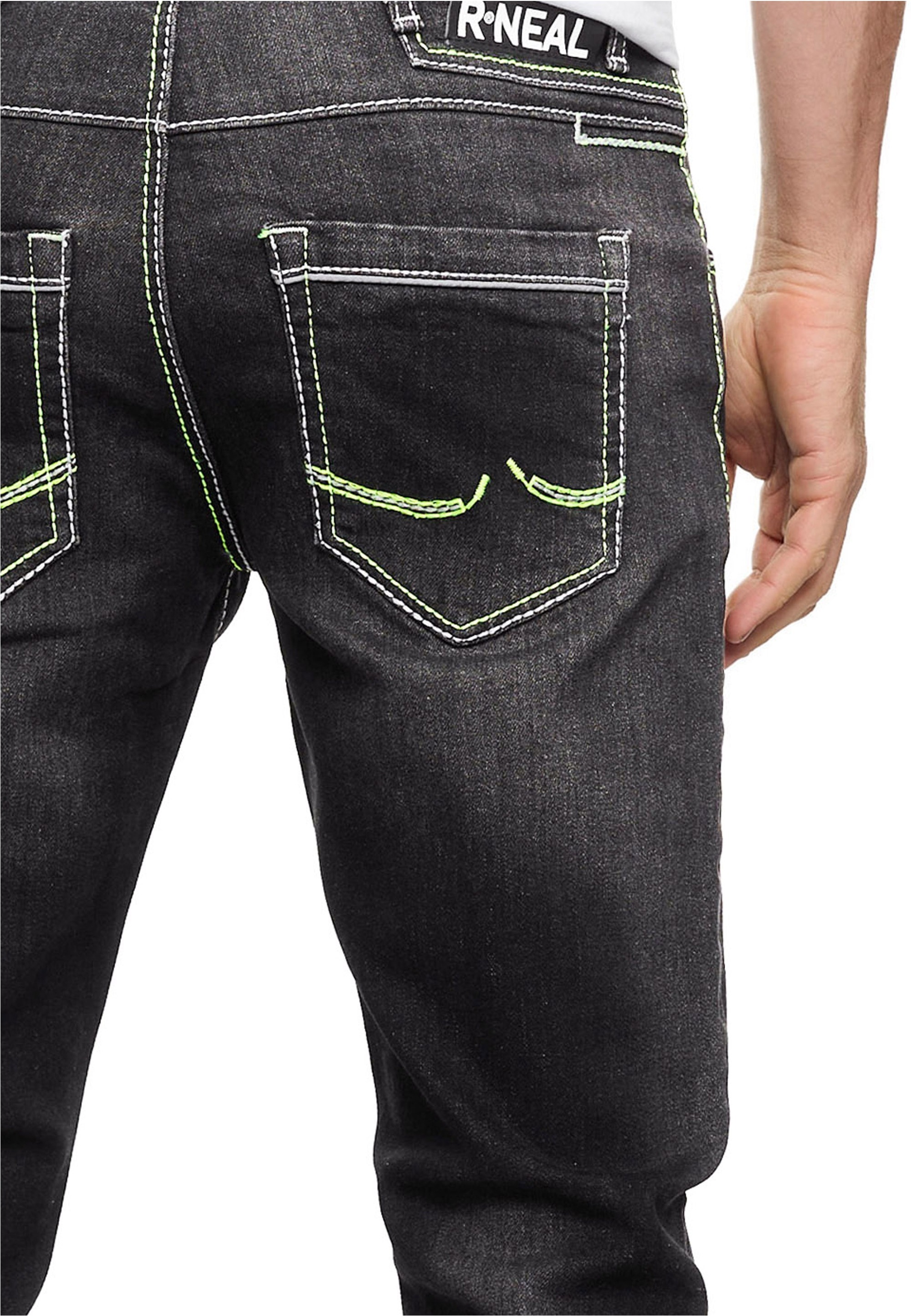 Rusty Neal Straight-Jeans »TOYAMA«, mit coolen Kontrastnähten