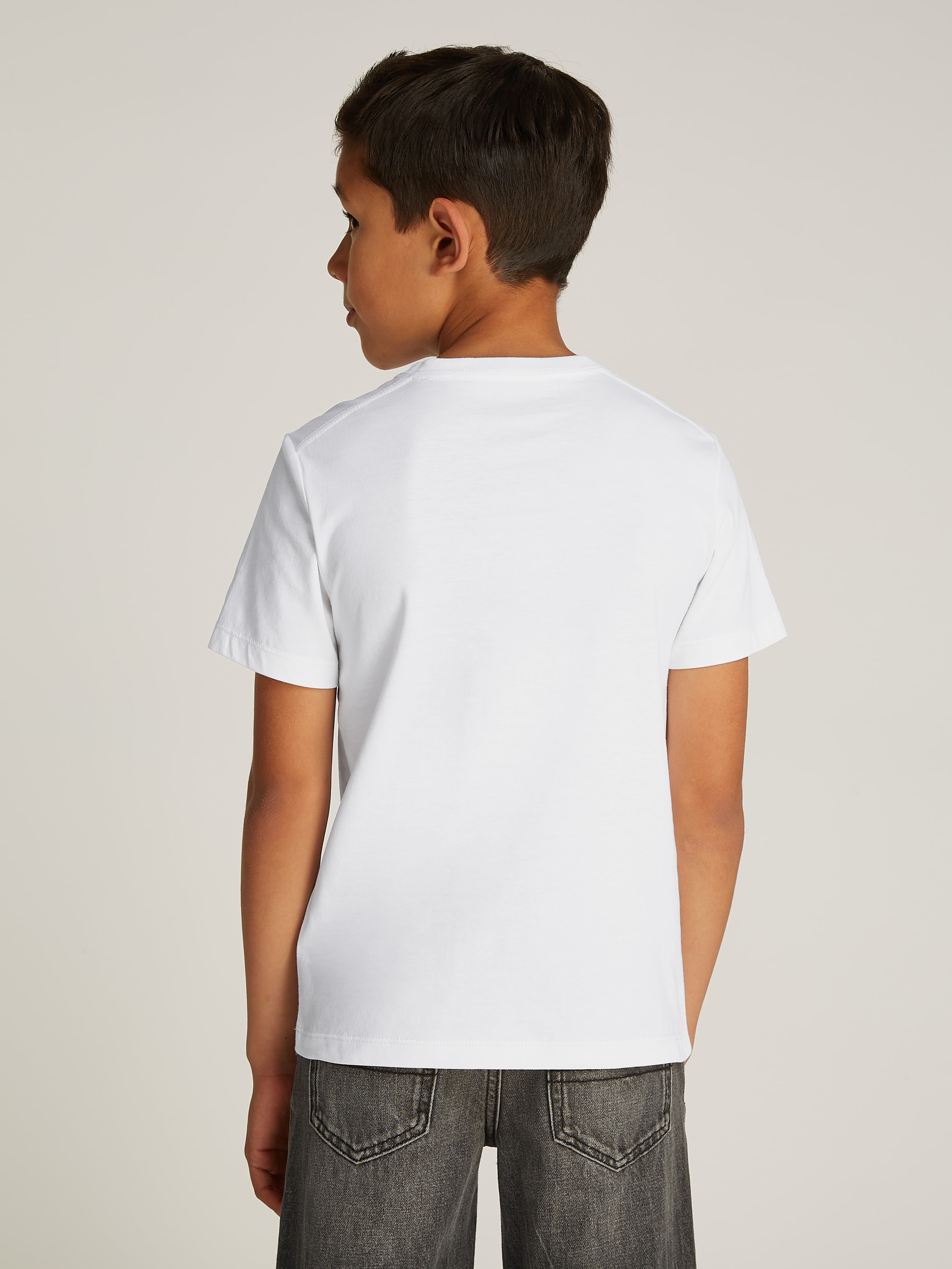 Calvin Klein Jeans Rundhalsshirt »INST. LOGO SS T-SHIRT«, für Kinder bis 16 Jahre und mit Logoschriftzug