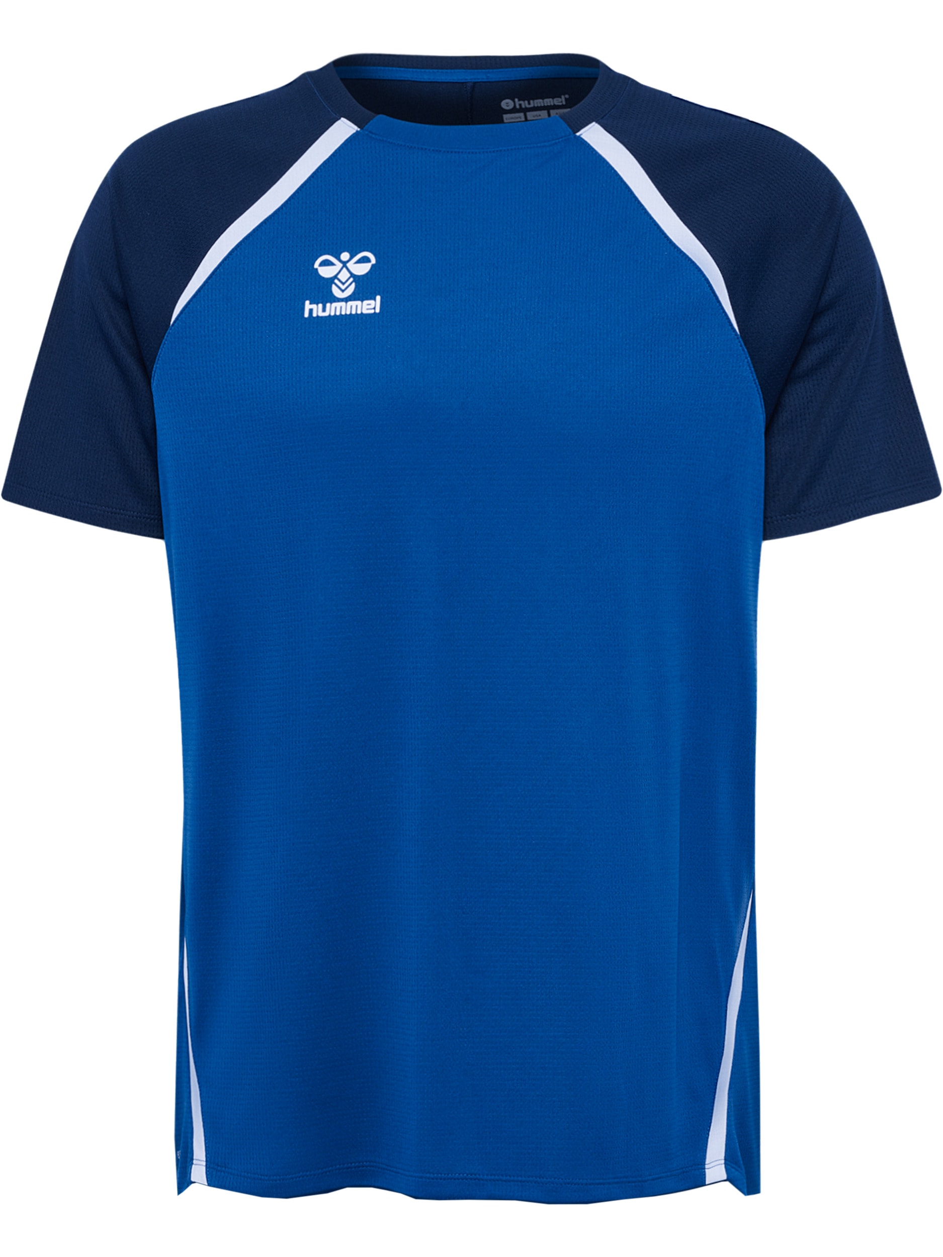 hummel Trainingsshirt "HMLLEAD 2.0 JERSEY S/S" mit Chevrons auf den Schultern, atmungsaktiv, schnelltrocknend
