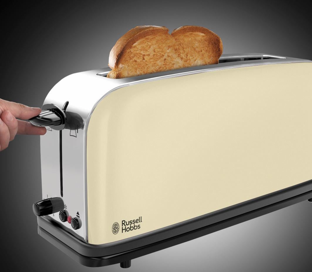 RUSSELL HOBBS Toaster »Colours Plus+ Classic Cream 21395-56«, 1 langer Schlitz, 1000 W