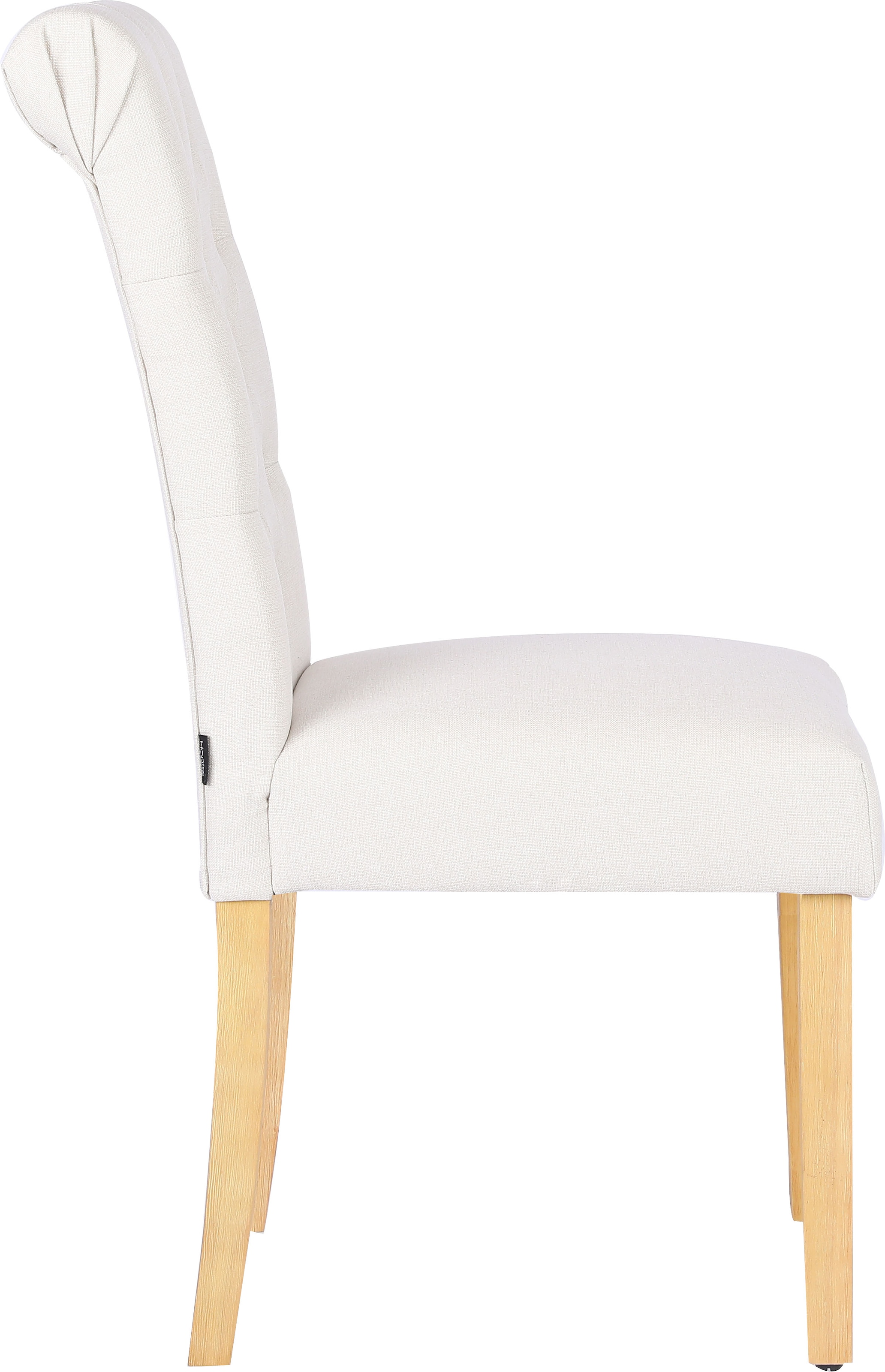 Home affaire Esszimmerstuhl »Liao, TOPSELLER!, 2er-Set«, (Set), pflegeleichter Webstoff Bezug, Knopfheftung, Sitzhöhe ca. 51 cm