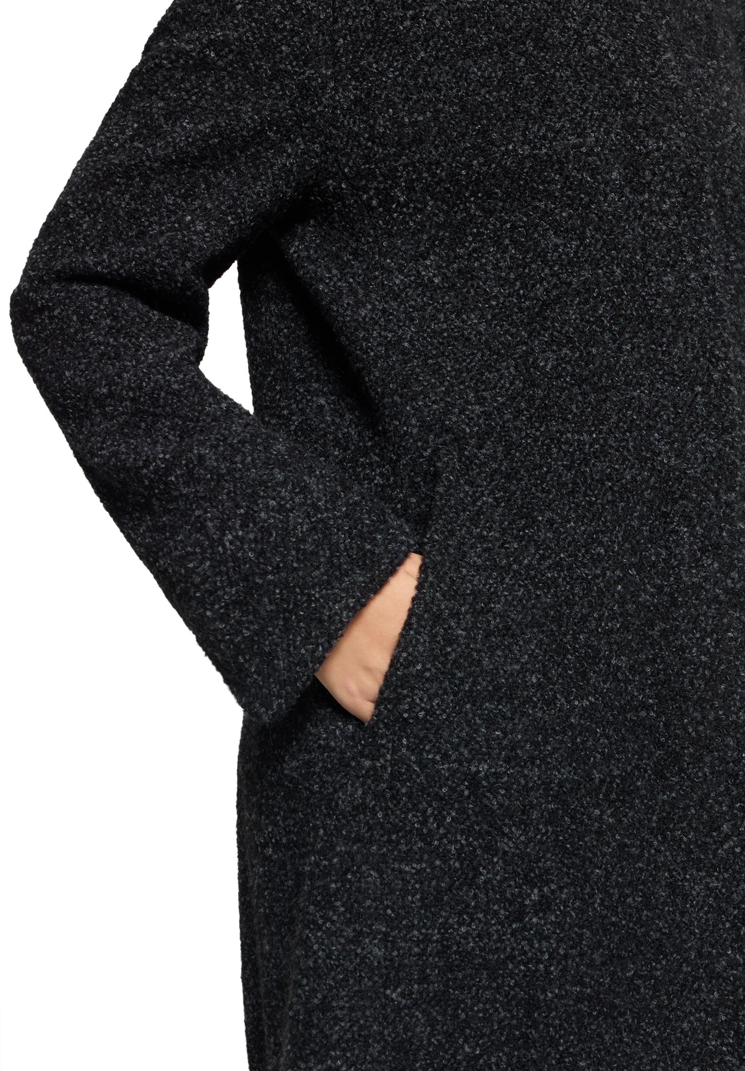 Gil Bret Wolljacke ohne Kapuze mit extra hohem Kragen