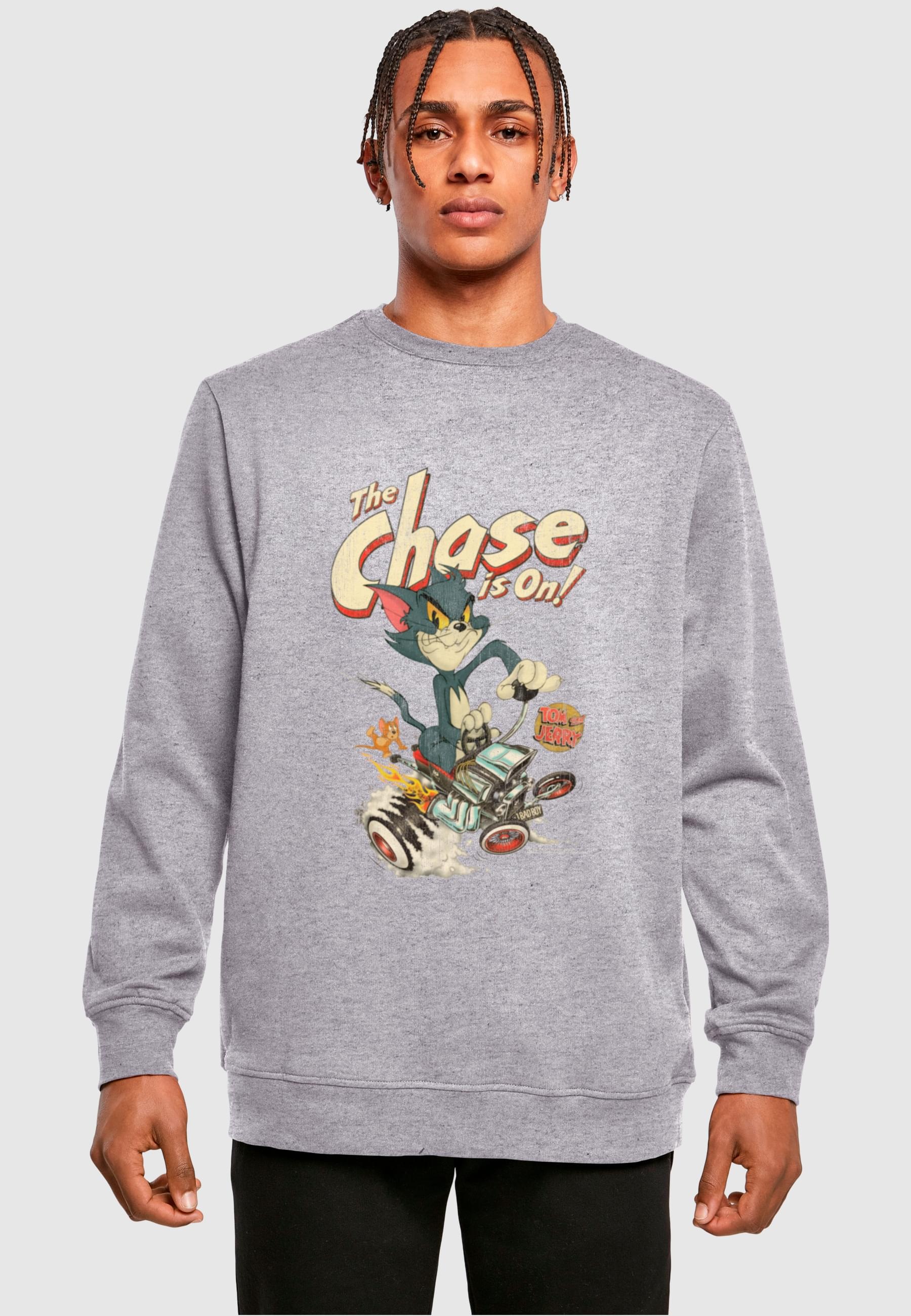 ABSOLUTE CULT Rundhalspullover »ABSOLUTE CULT Herren Tom and Jerry - The Chase Is On Crewneck«, (1 tlg.)