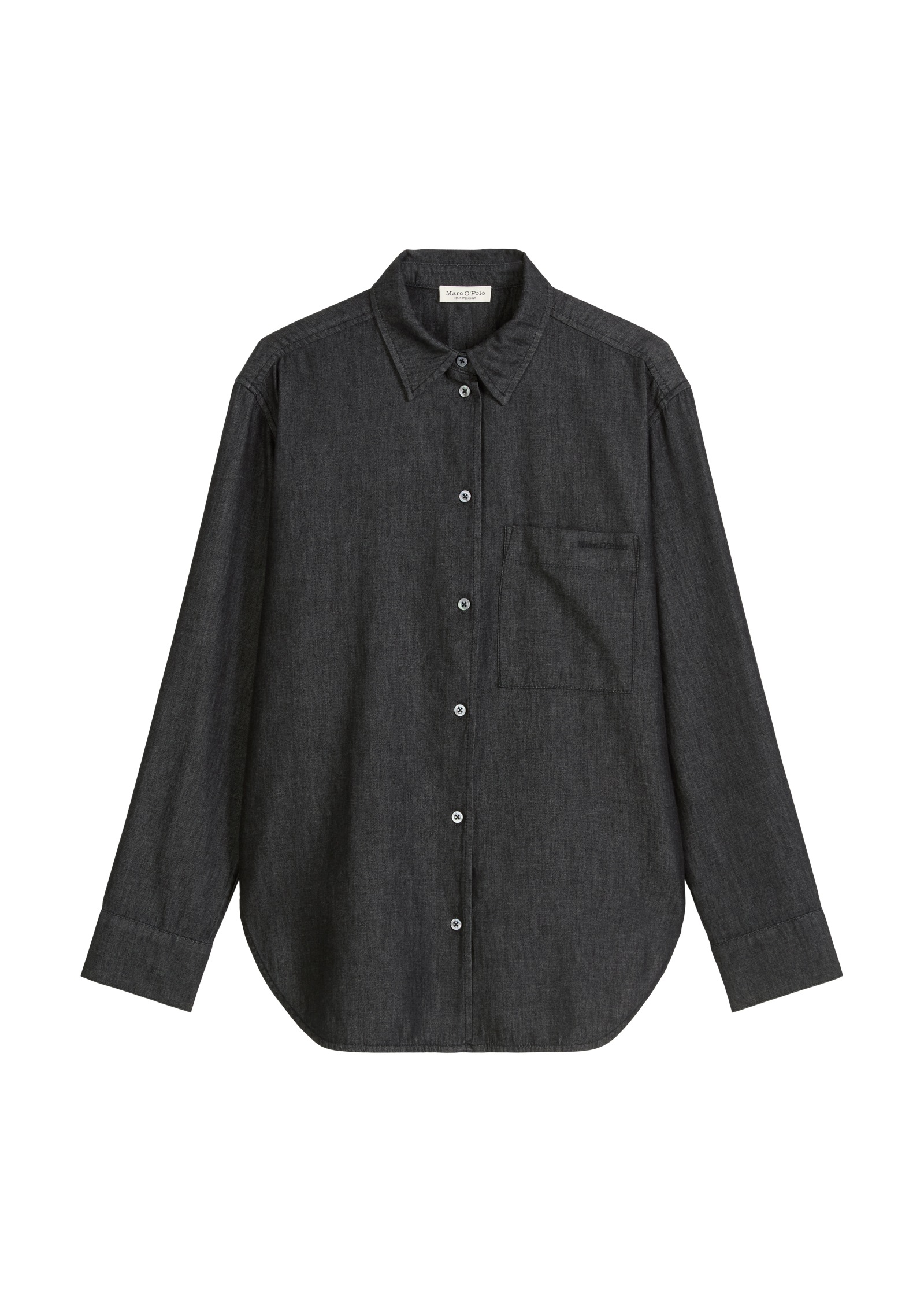 Marc O'Polo Langarmbluse »aus Baumwoll-Chambray«