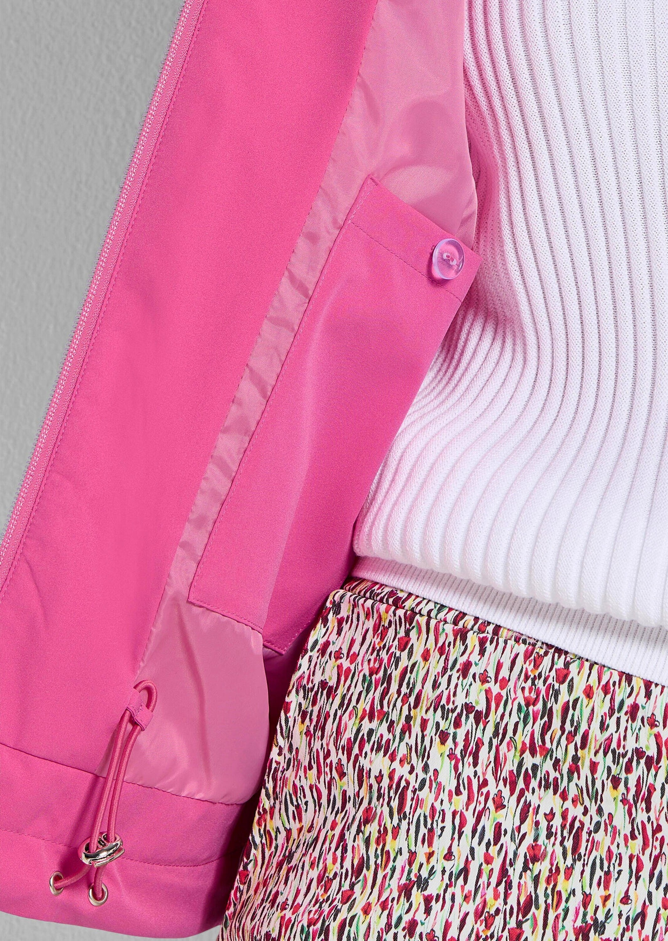 GOLDNER Blouson »Kurzgröße Blouson-Jacke mit Reißverschluss«