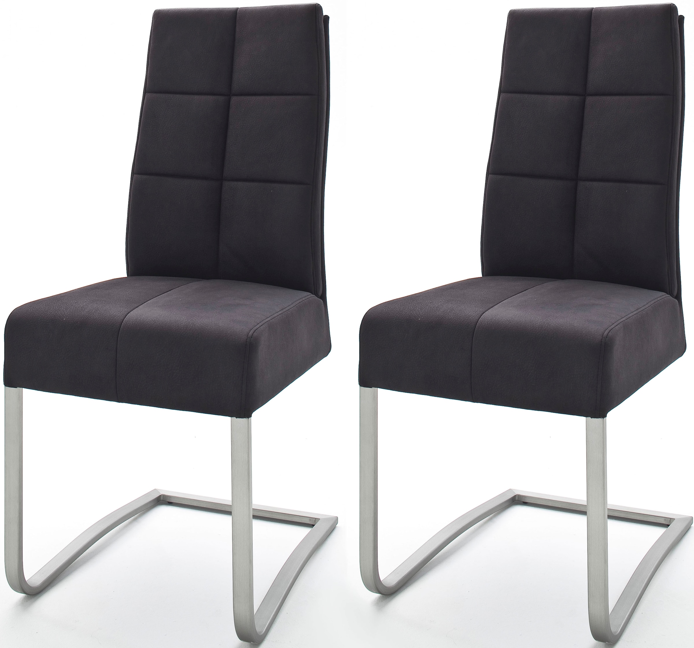 MCA furniture Esszimmerstuhl "Salva Schwingstuhl" (Set) 2 Stk. Microfaser m günstig online kaufen