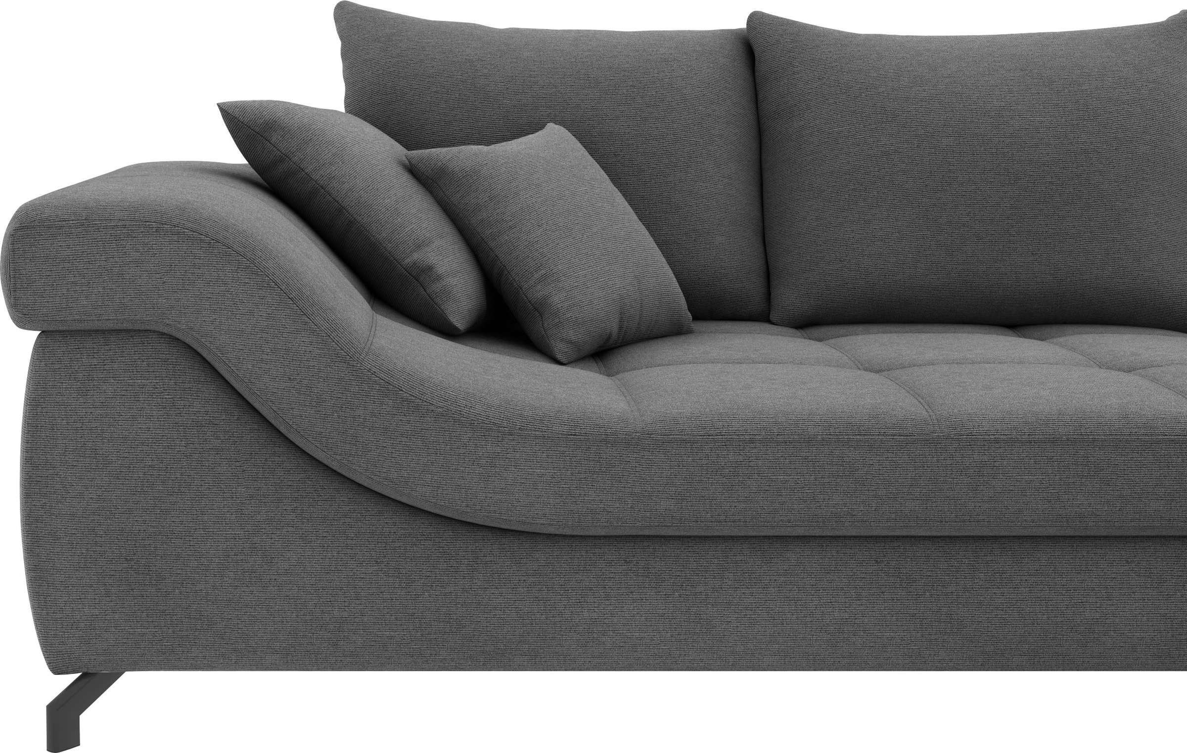 Mr. Couch Ecksofa »Taylor, L-Form, wahlweise mit Kaltschaum« wahlweise mit Kaltschaum bis 140 kg pro Sitzplatz belastbar